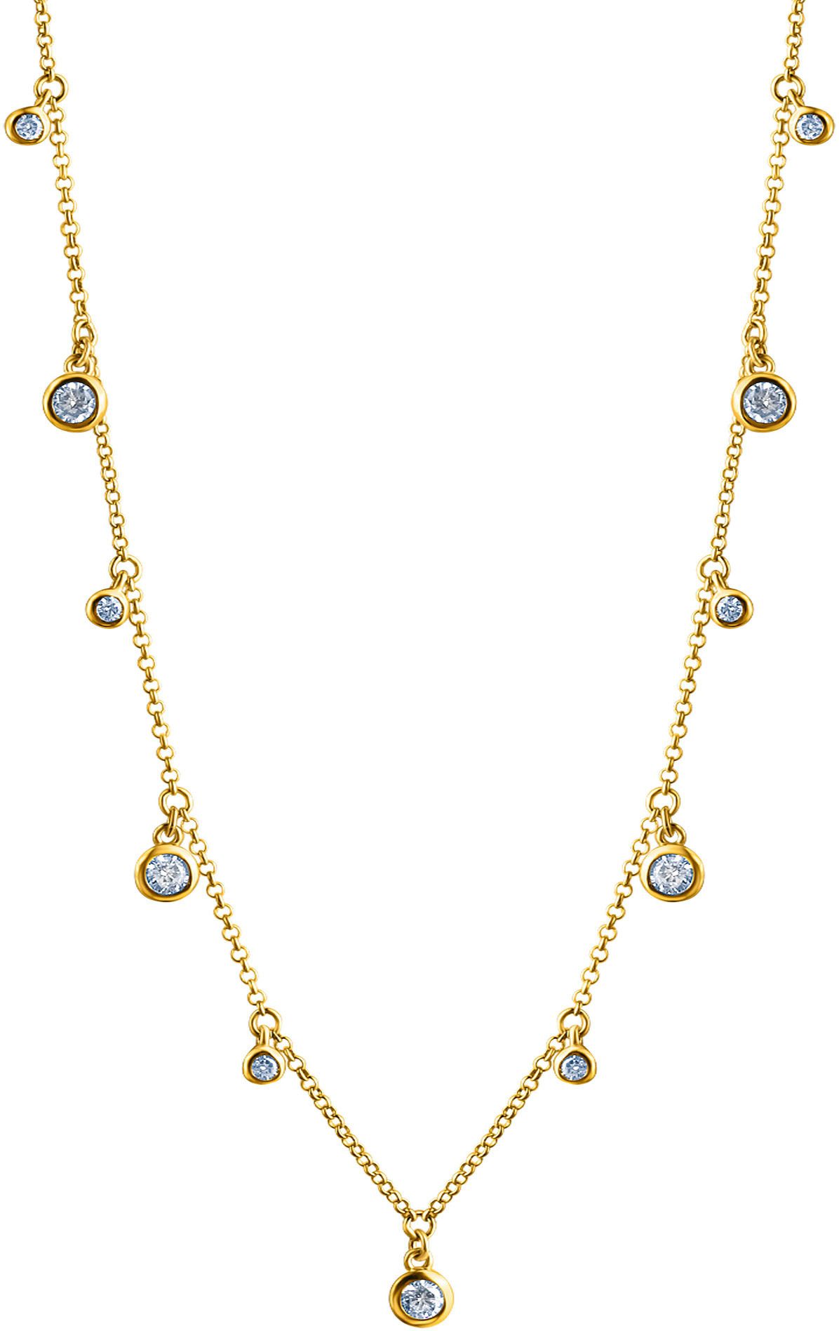 Kette mit Anhänger Schmuck Geschenk Silber 925 Halsschmuck Halskette Kreis rund