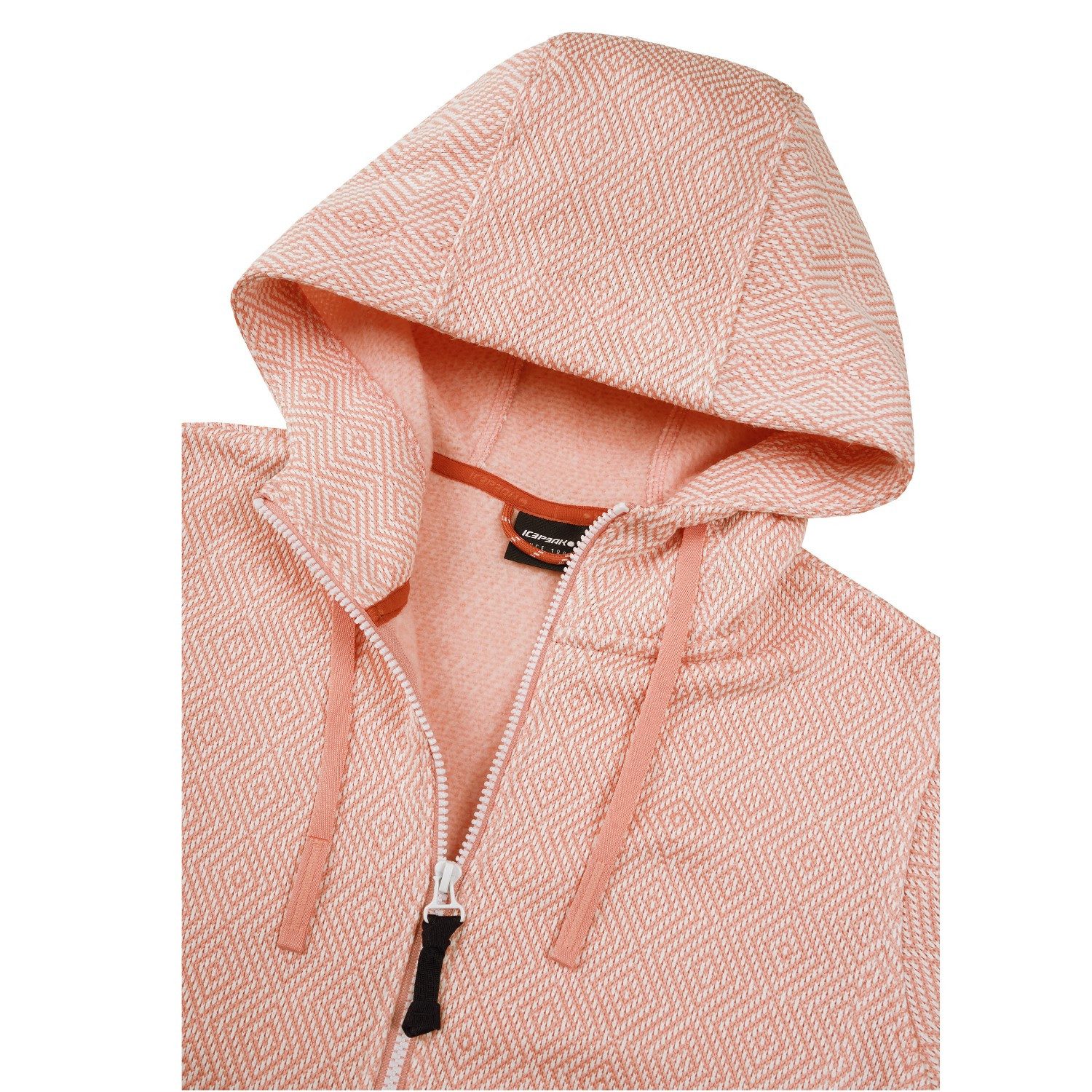 Icepeak Strickfleecejacke Auen Midlayer mit Kapuze