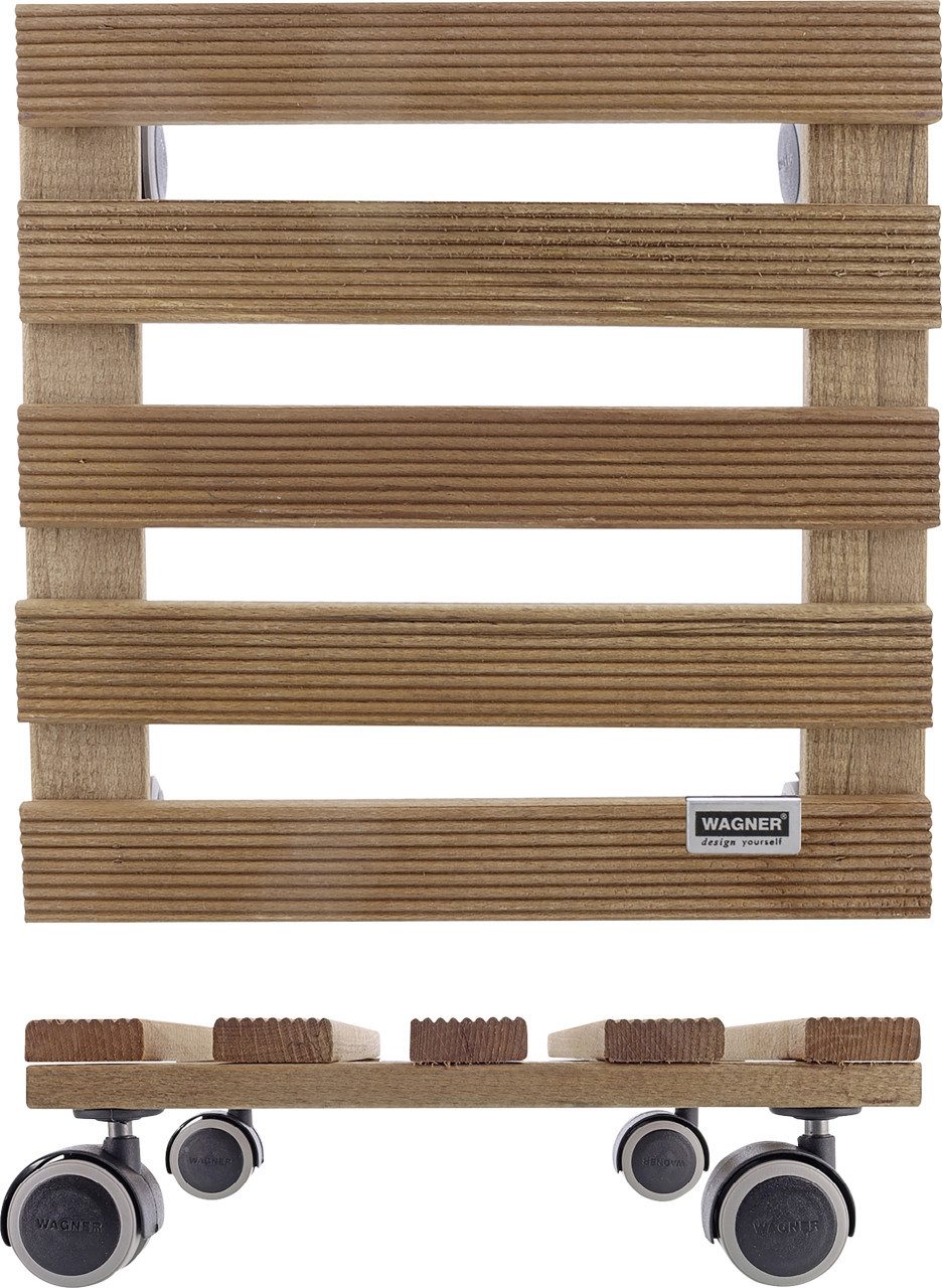 Wagner-System Pflanzenroller Wagner Multiroller Holz 28 x 28 cm braun – Bild 4 von 5