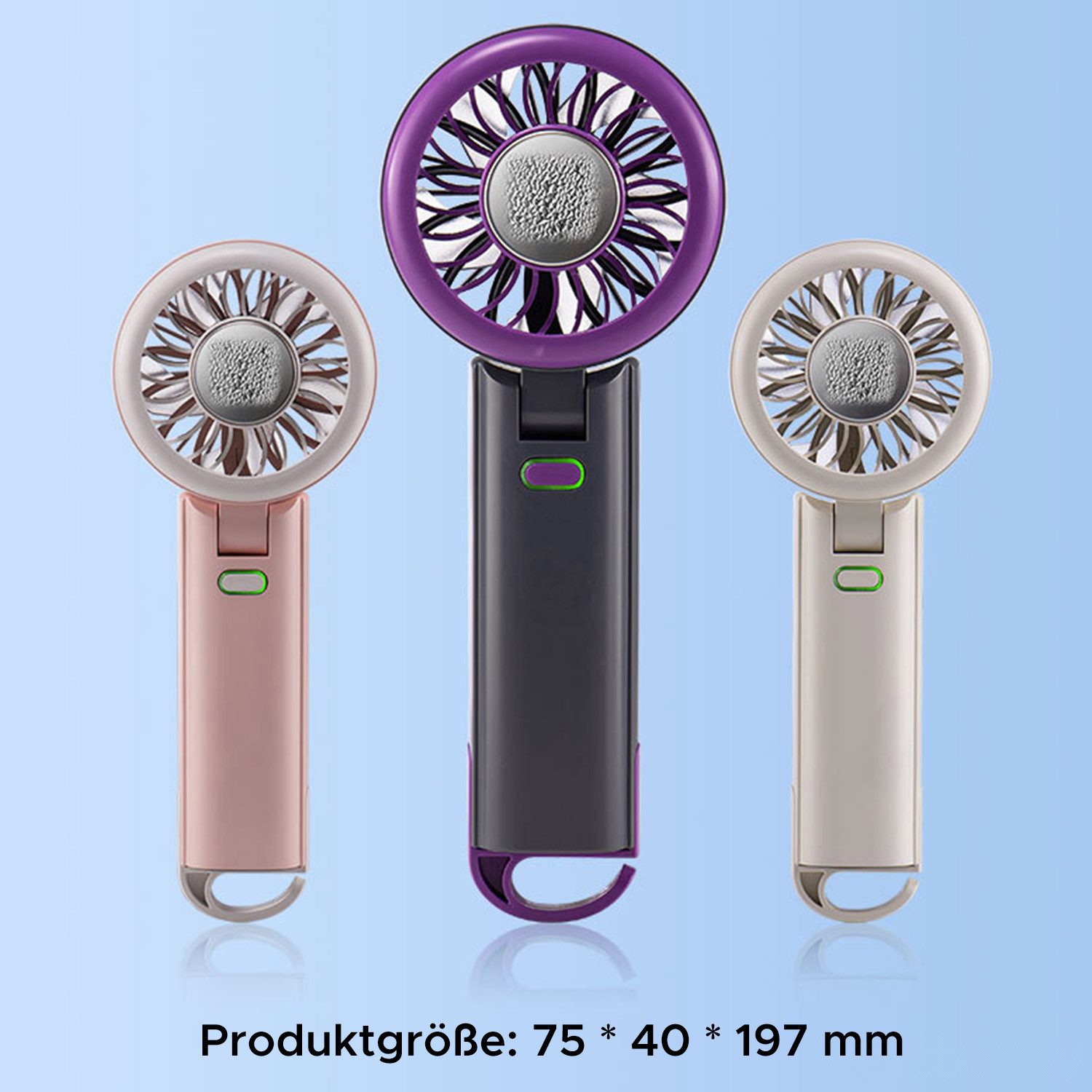 Refttenw Handventilator Tragbarer Mini Ventilator mit günstig online kaufen