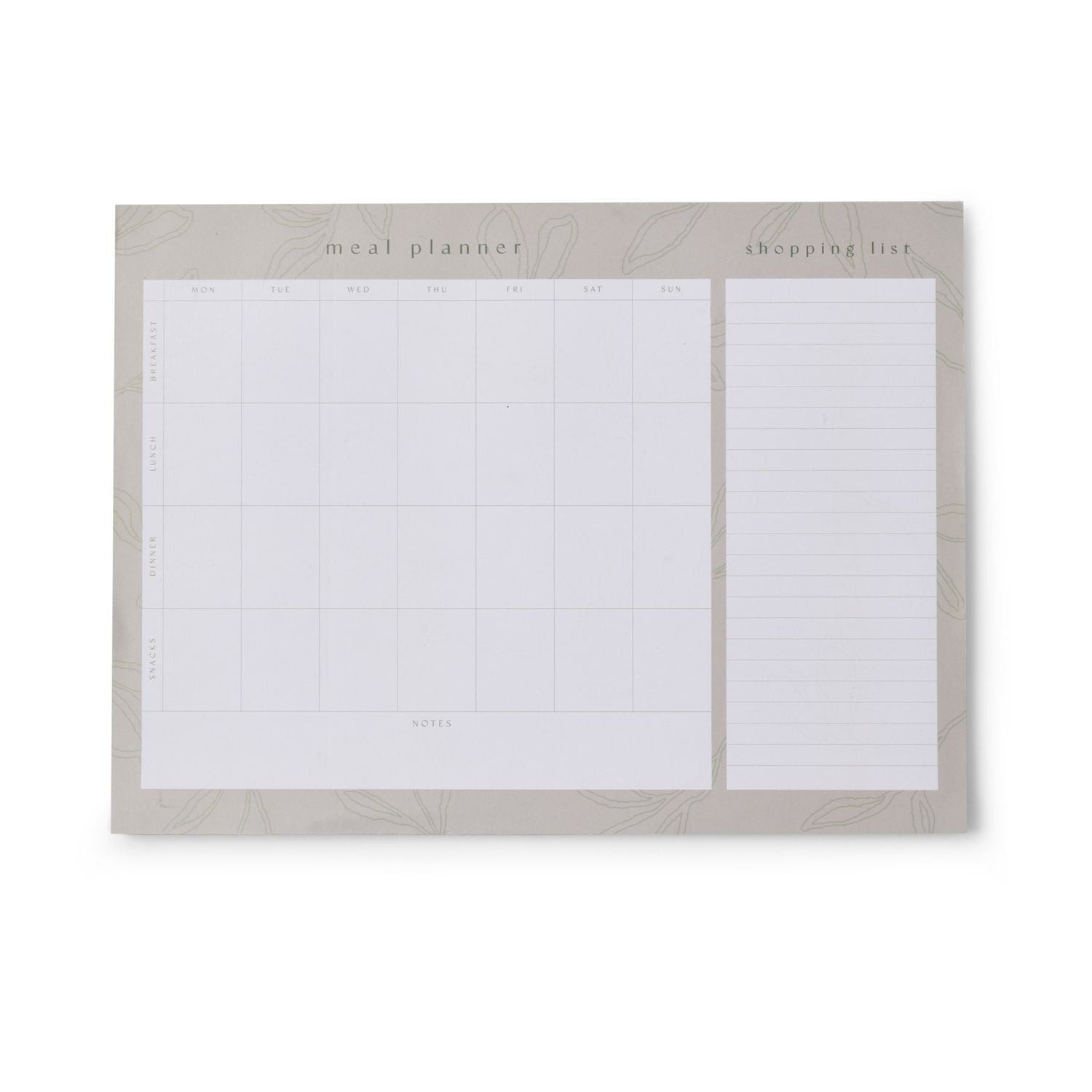 Briefpapier Essensplaner, 21x28,5cm, 52 Blatt Exklusiv bei uns!