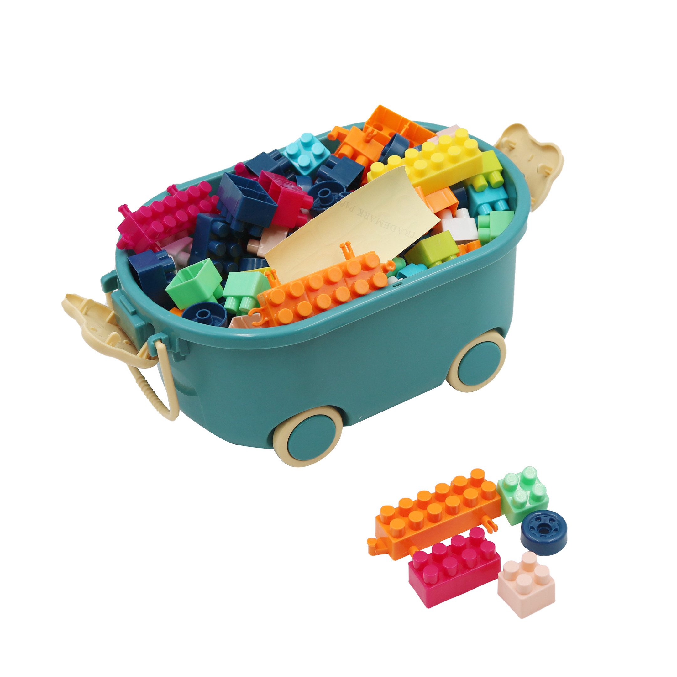 FUNFY 150-teiliges Bausteinset mit praktischer Aufbewahrungsbox günstig online kaufen