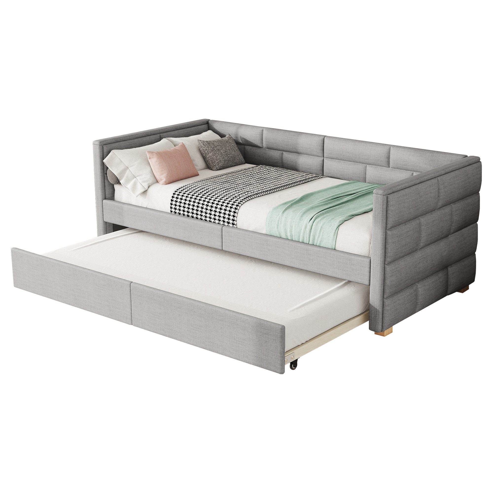 OKWISH Polsterbett Einzelbett Daybett Schlafsofa Tagesbett günstig online kaufen