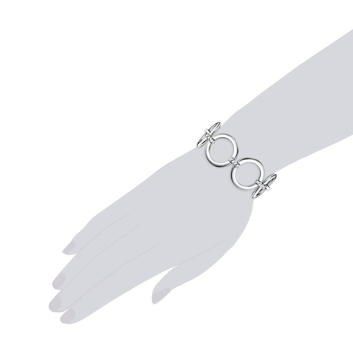 Rafaela Donata Armband silber, aus Metall günstig online kaufen