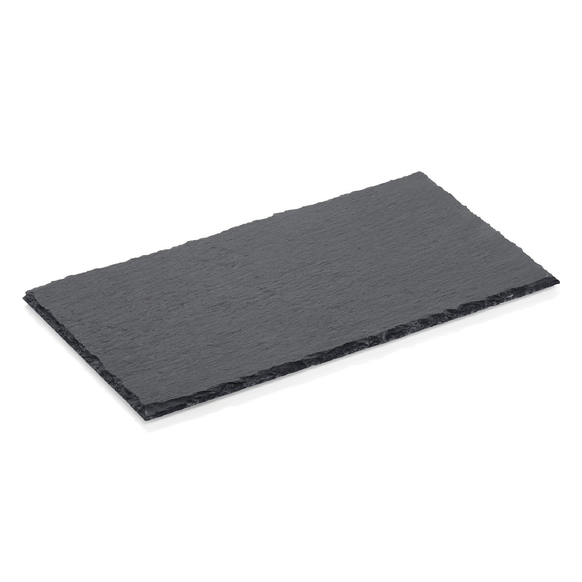 Gastro Spirit Servierplatte 2er Set Schieferplatte 26,5 x 16 x 0,5 cm, GN 1/4, schwarz, Schiefer, (Set, 2-tlg., 2er Set), Naturschieferplatten – Bild 2 von 2