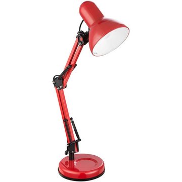 Globo Tischleuchte Tischlampe Leselampe Tischleuchte Kinder Büro Schreibtischlampe rot