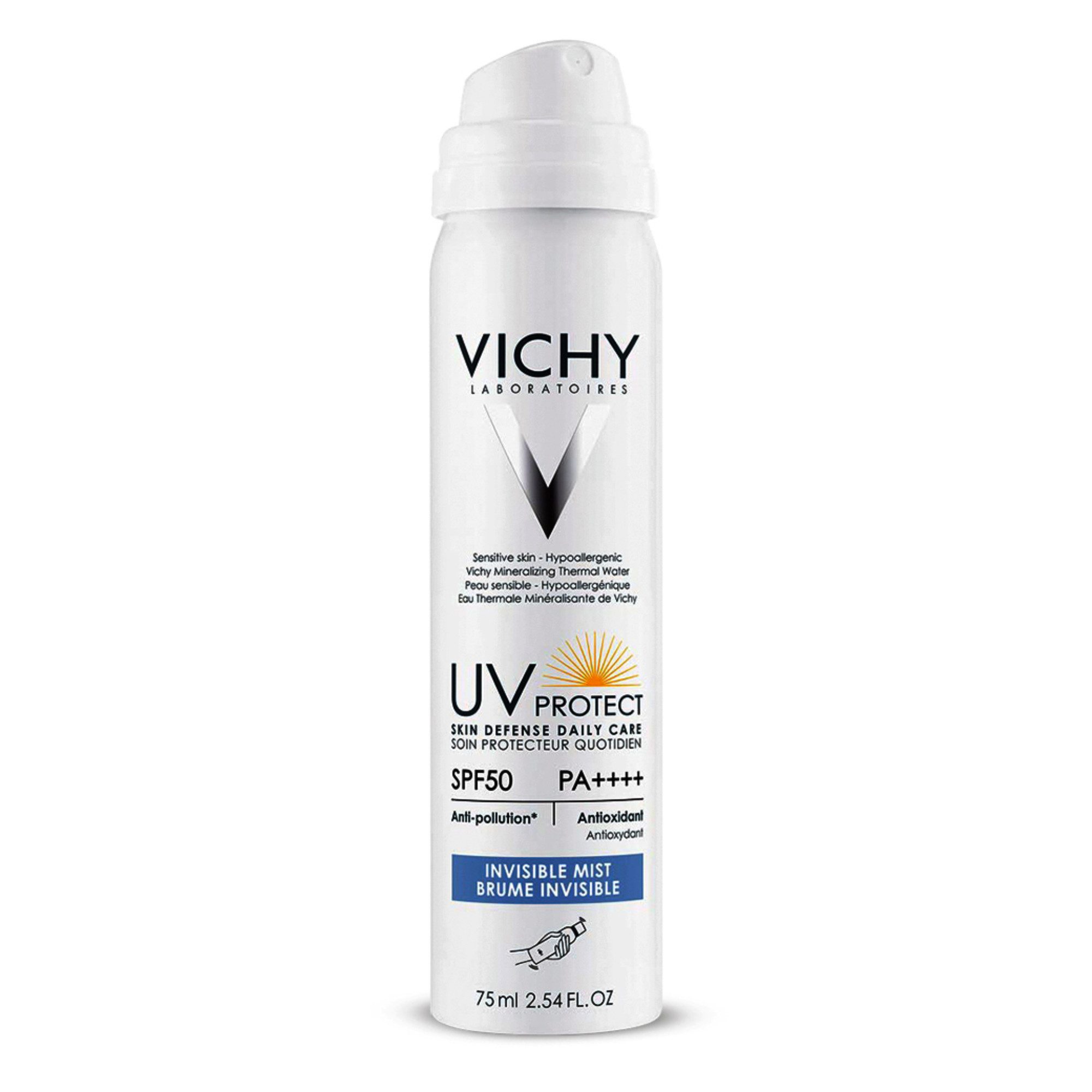 Vichy Sonnenschutzpflege Skin Defense Daily Care Sonnen-Spray 2x75ml, 2-tlg., LSF 50, PA++++