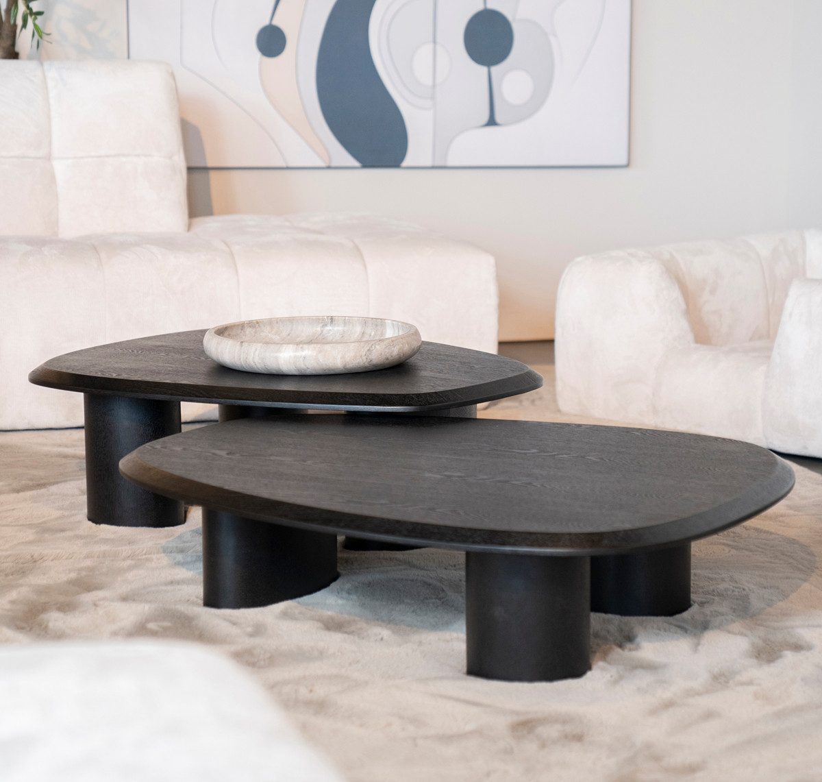 Maison ESTO Couchtisch LUDGER schwarz Beistelltisch günstig online kaufen