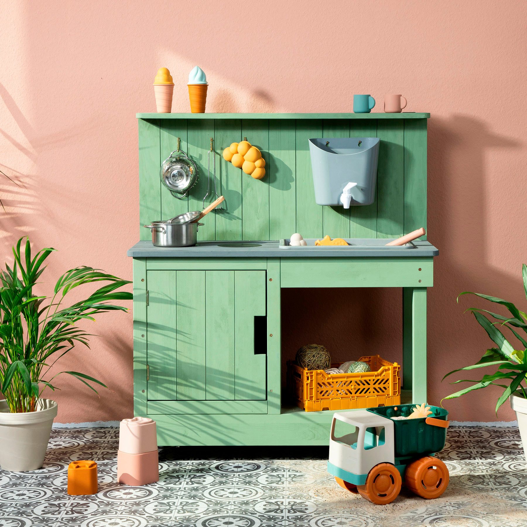 MUDDY BUDDY® Outdoor-Spielküche Mud Expert, eukalyptus Holz, FSC® - schützt günstig online kaufen