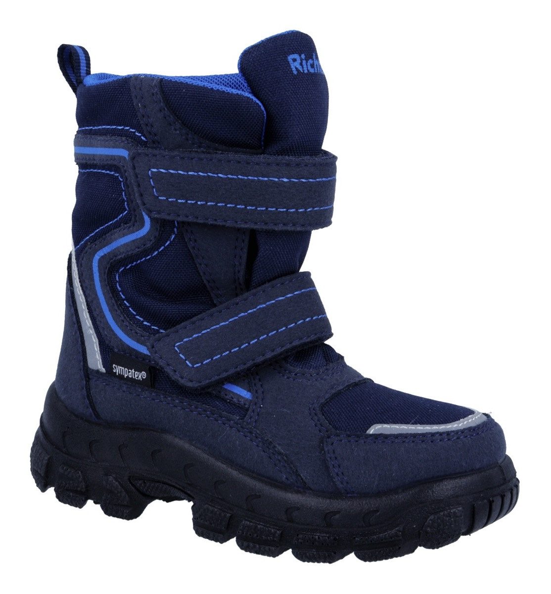 Richter Davos WMS: Weit Winterstiefel Klettstiefel in Schuhweite: Weit, Größenschablone zum Download