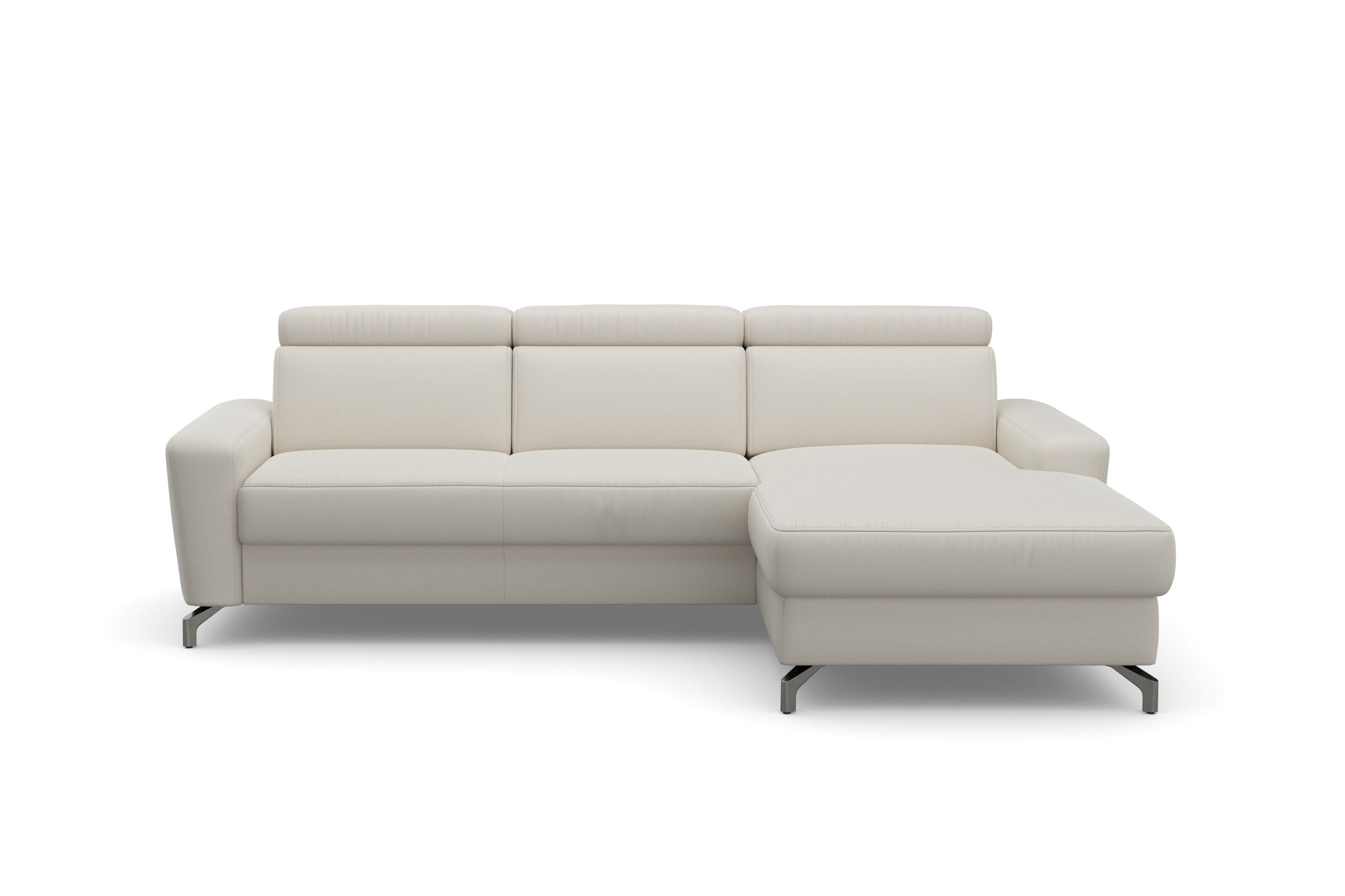 sit&more Ecksofa Scarlett L-Form, inklusive Kopfteilverstellung, optional Schlaffunktion & Bettkasten