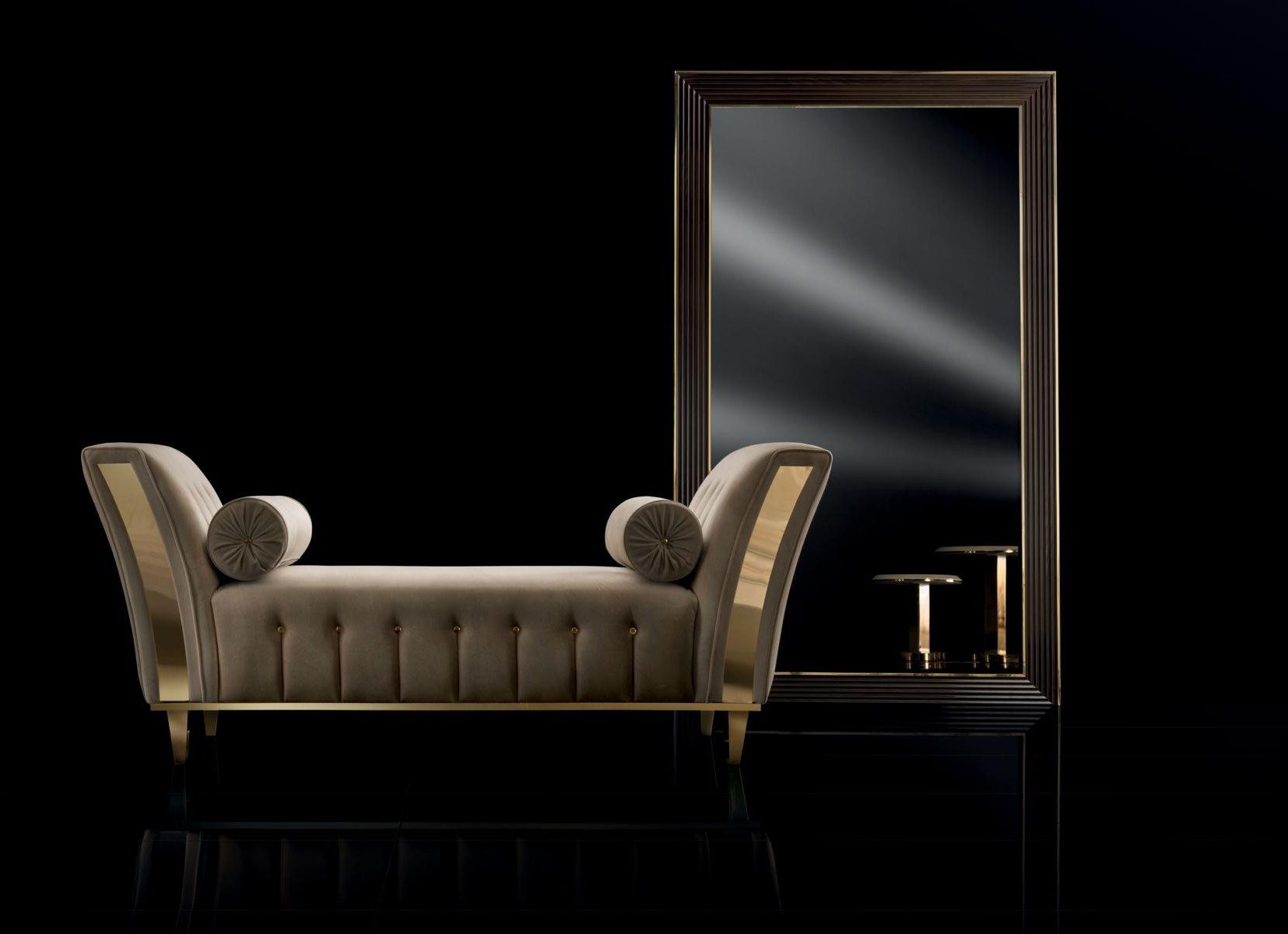 Xlmoebel Relaxliege Lounge Sofa Stoff Couchen Chaiselounge Sitzpolster arredoclassic, 1 Teile, Made in Europa