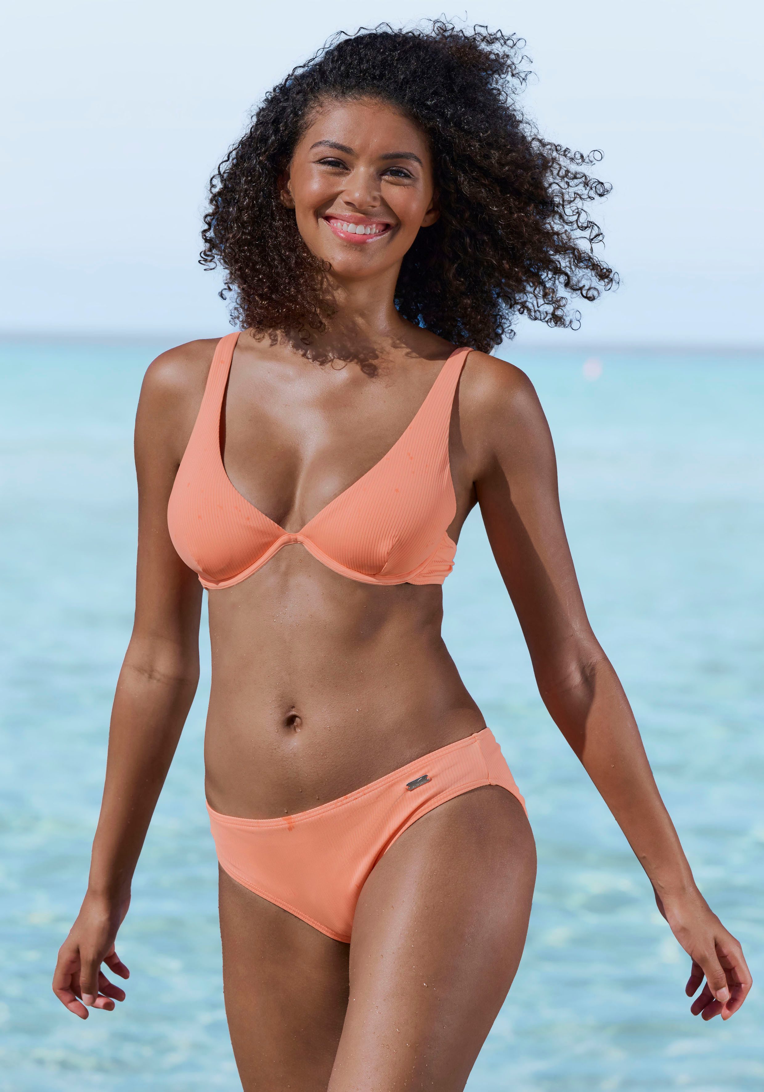Venice Beach Bügel-Bikini-Top Lucky, aus gerippter günstig online kaufen