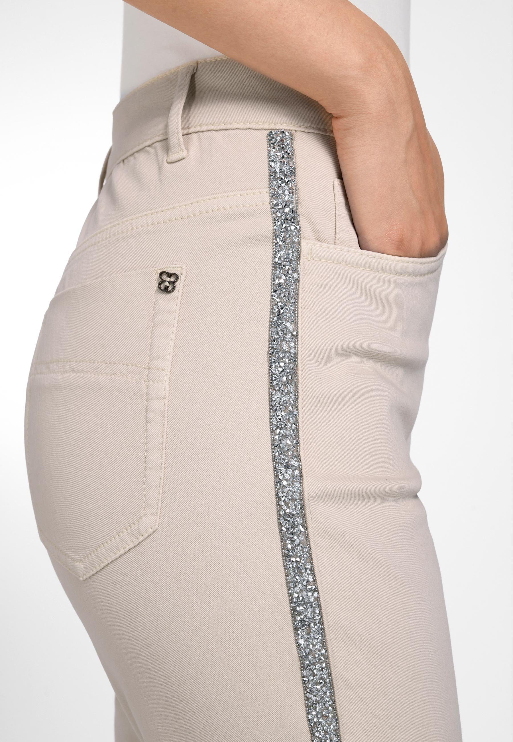 hellgrau Basler 5-Pocket-Jeans Cotton