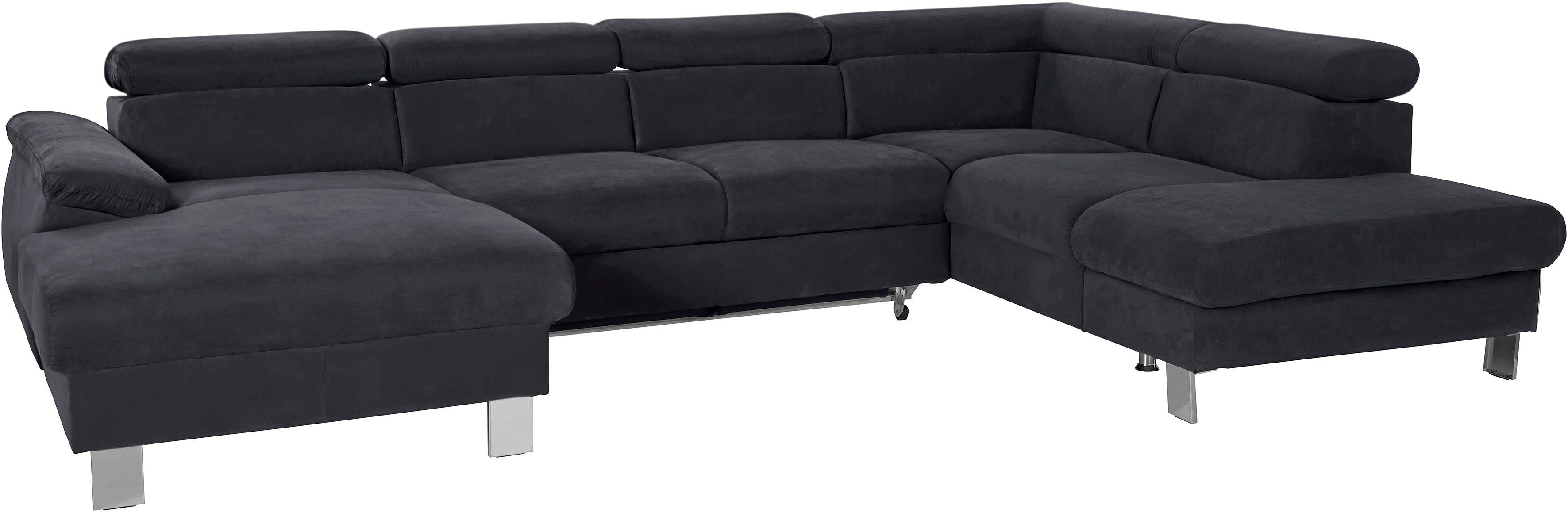 COTTA Wohnlandschaft "Komaris U-Form, B: 320 cm" mit Kopfteilverstellung, o günstig online kaufen