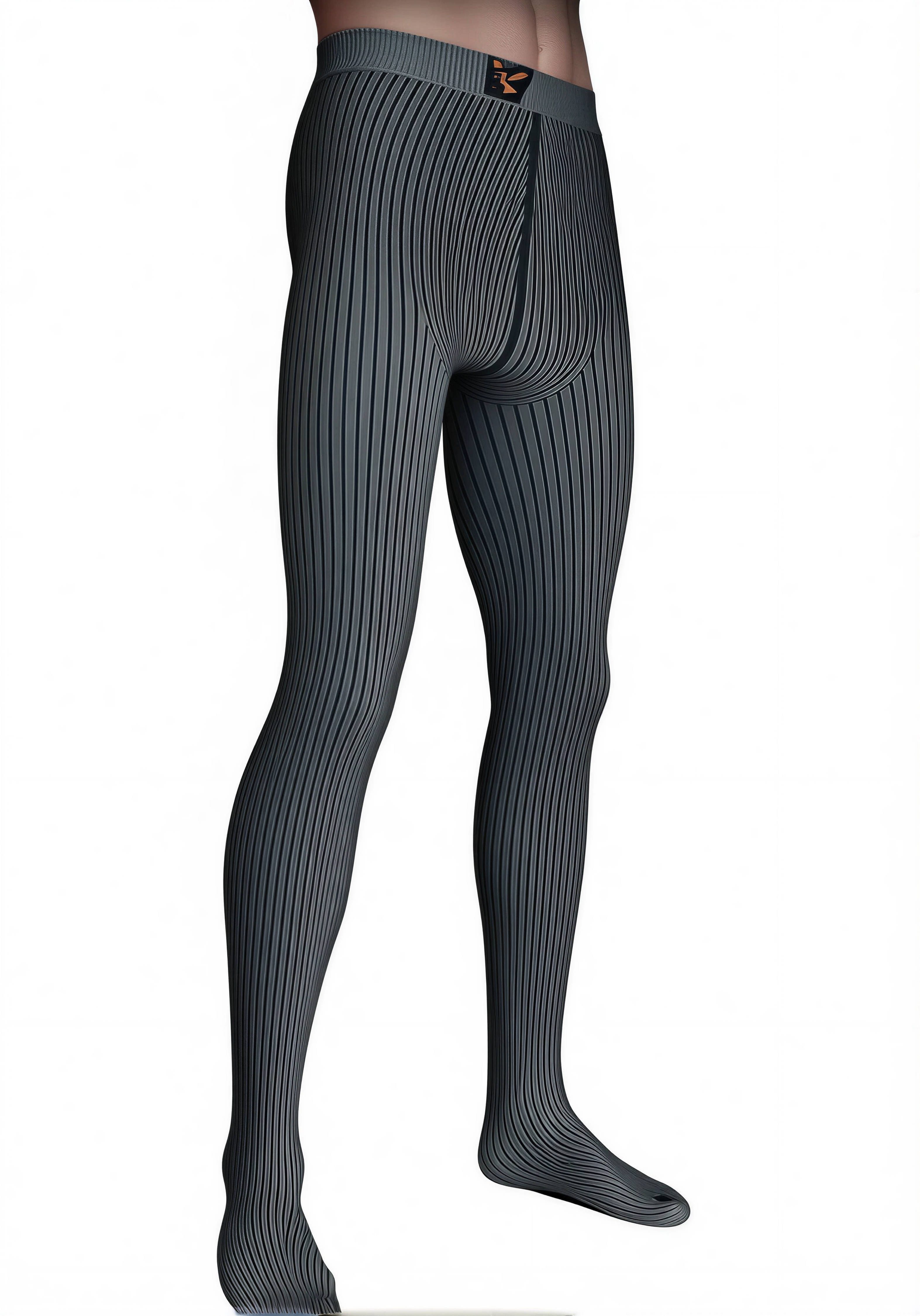 Adrian Hosiery Strumpfhose Herren STRIPES 40 DEN 40 DEN (Packung 1 St. 1er-Pack) semi-transparent & matt – Bild 4 von 5