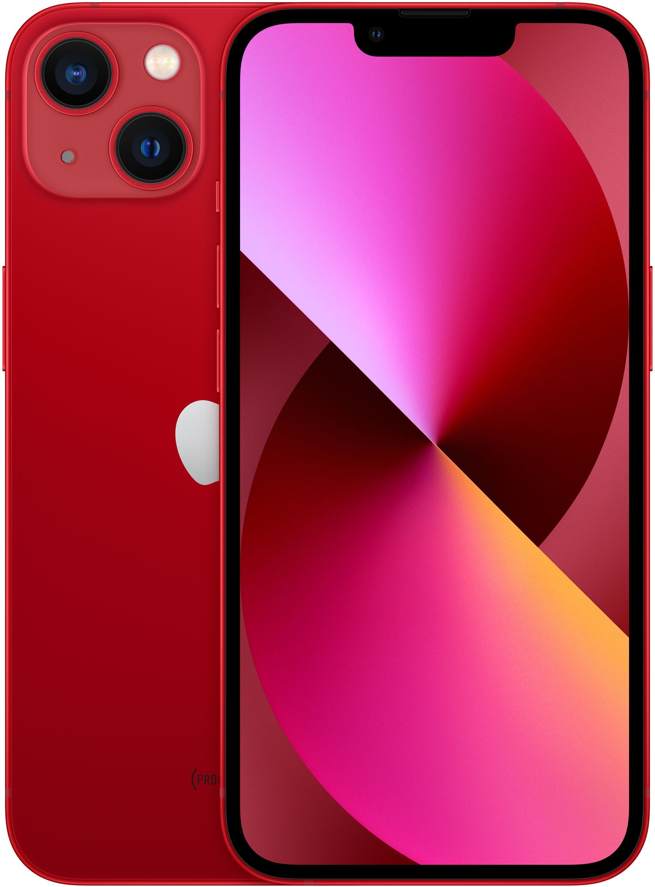 Apple iPhone 13 Smartphone (15,4 cm/6,1 Zoll, 256 GB Speicherplatz, 12 MP Kamera) Red