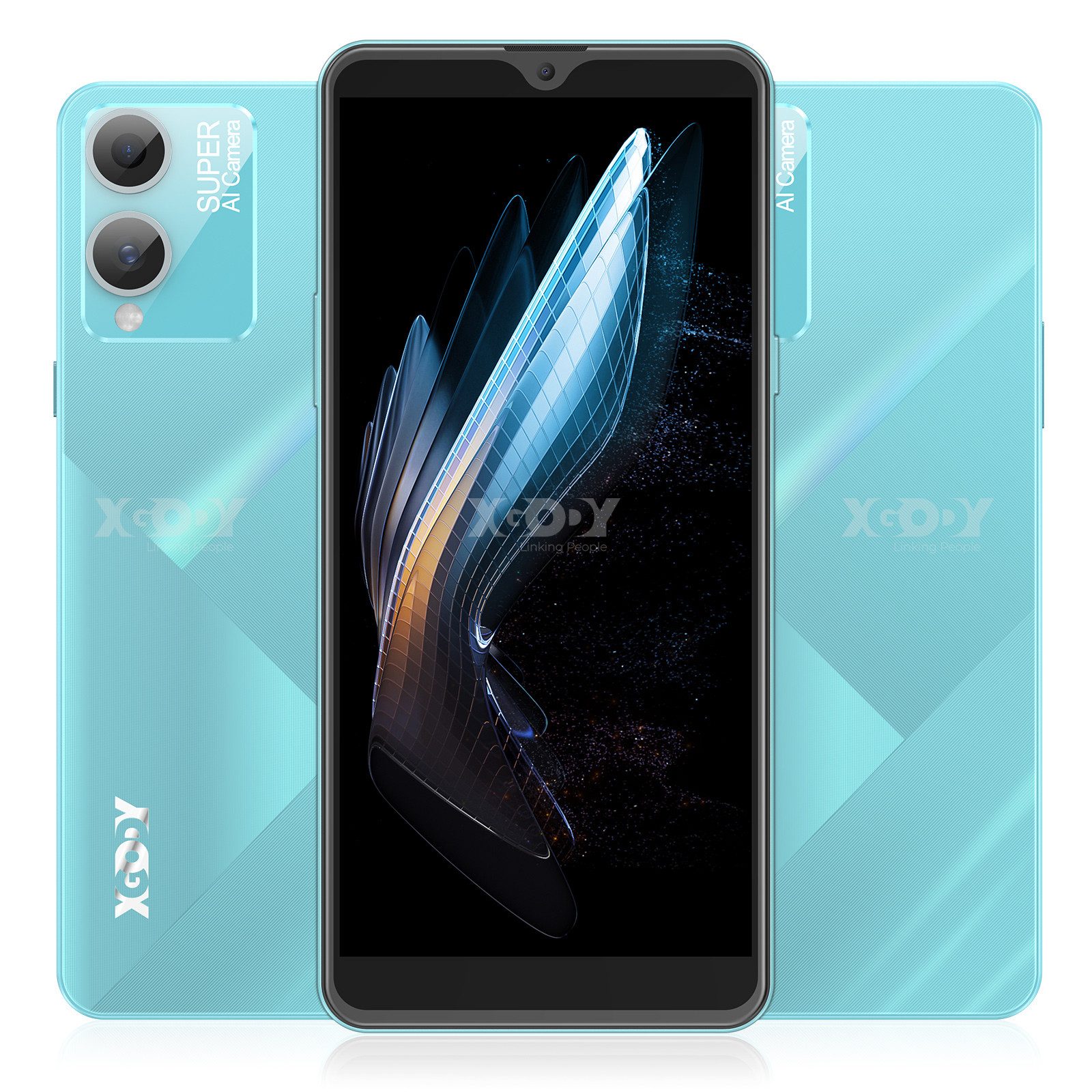 XGODY Y13 Pro Android9.0 4G LTE Handy Dual SIM(LTE+GSM+WCDMA) Smartphone (15,00 cm/6 Zoll, 16 GB Speicherplatz, 5 MP Kamera, CPU MT6737, 1.25Ghz, QHD 18:9)