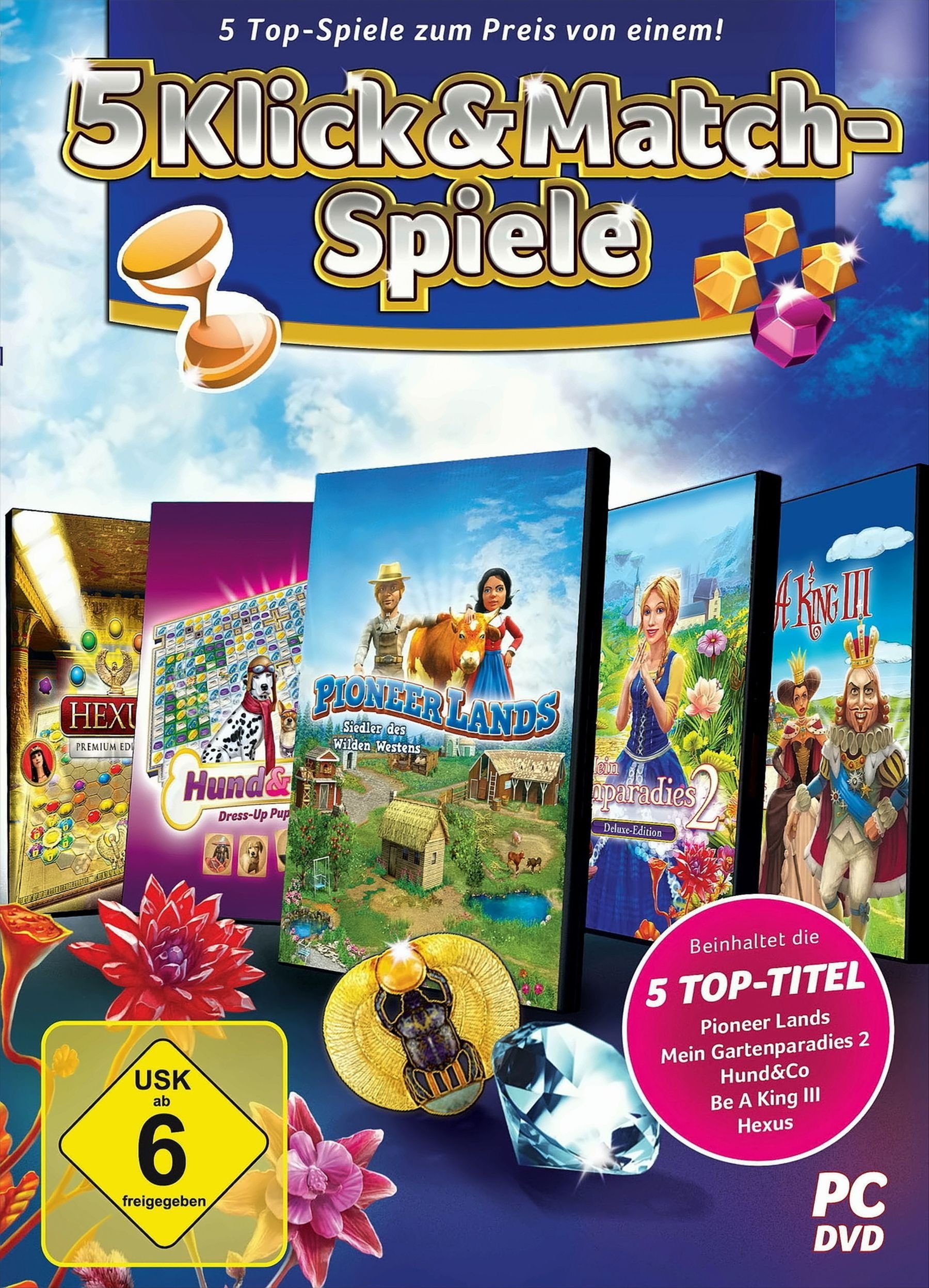 5 Klick & Match-Spiele PC