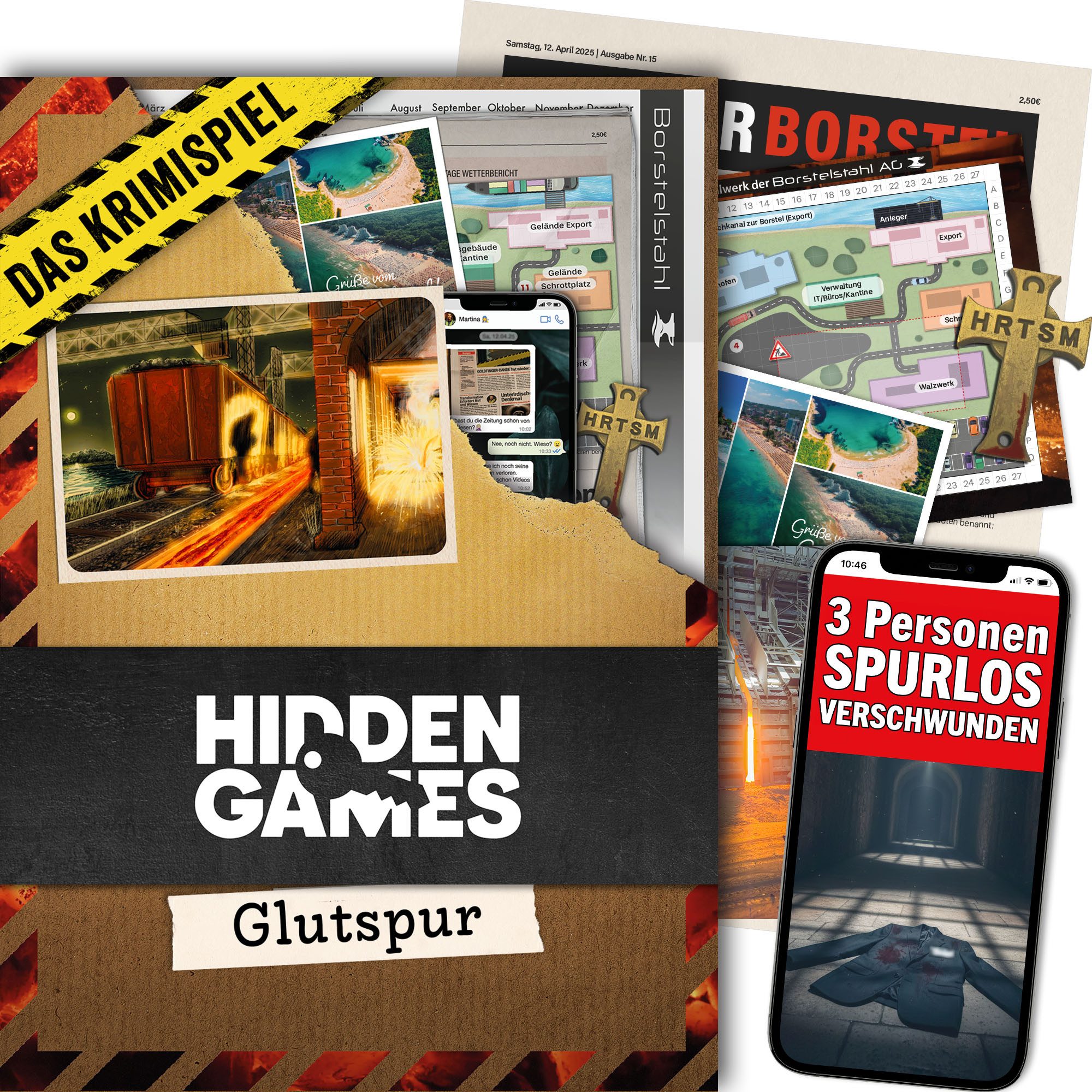 Hidden Games Tatort Spiel Glutspur