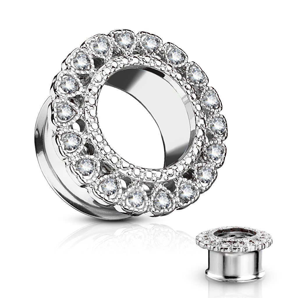 Taffstyle Plug Flesh Tunnel Edelstahl Piercing günstig online kaufen