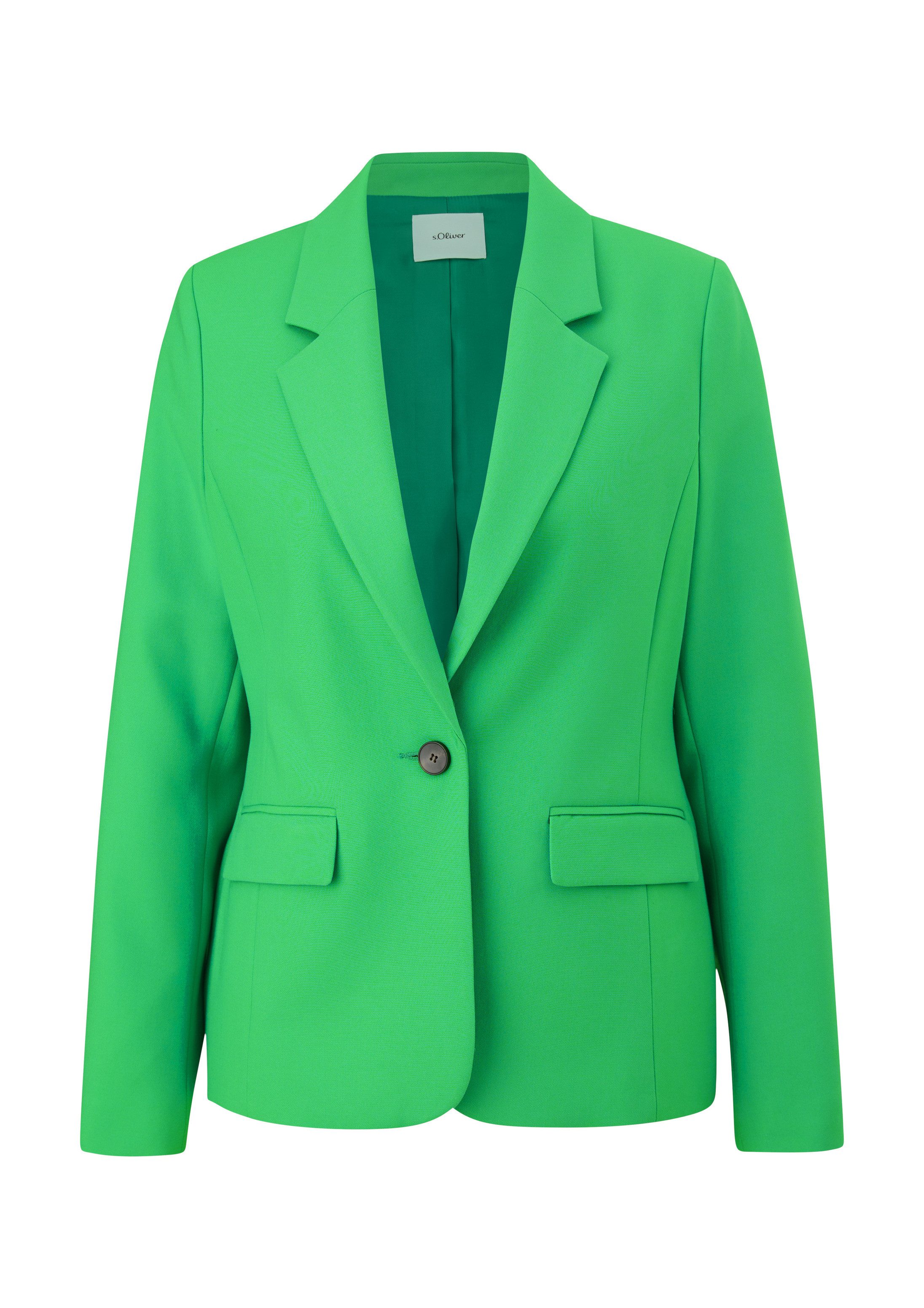 s.Oliver Jackenblazer Indoor-Blazer Blazer aus Viskosemix