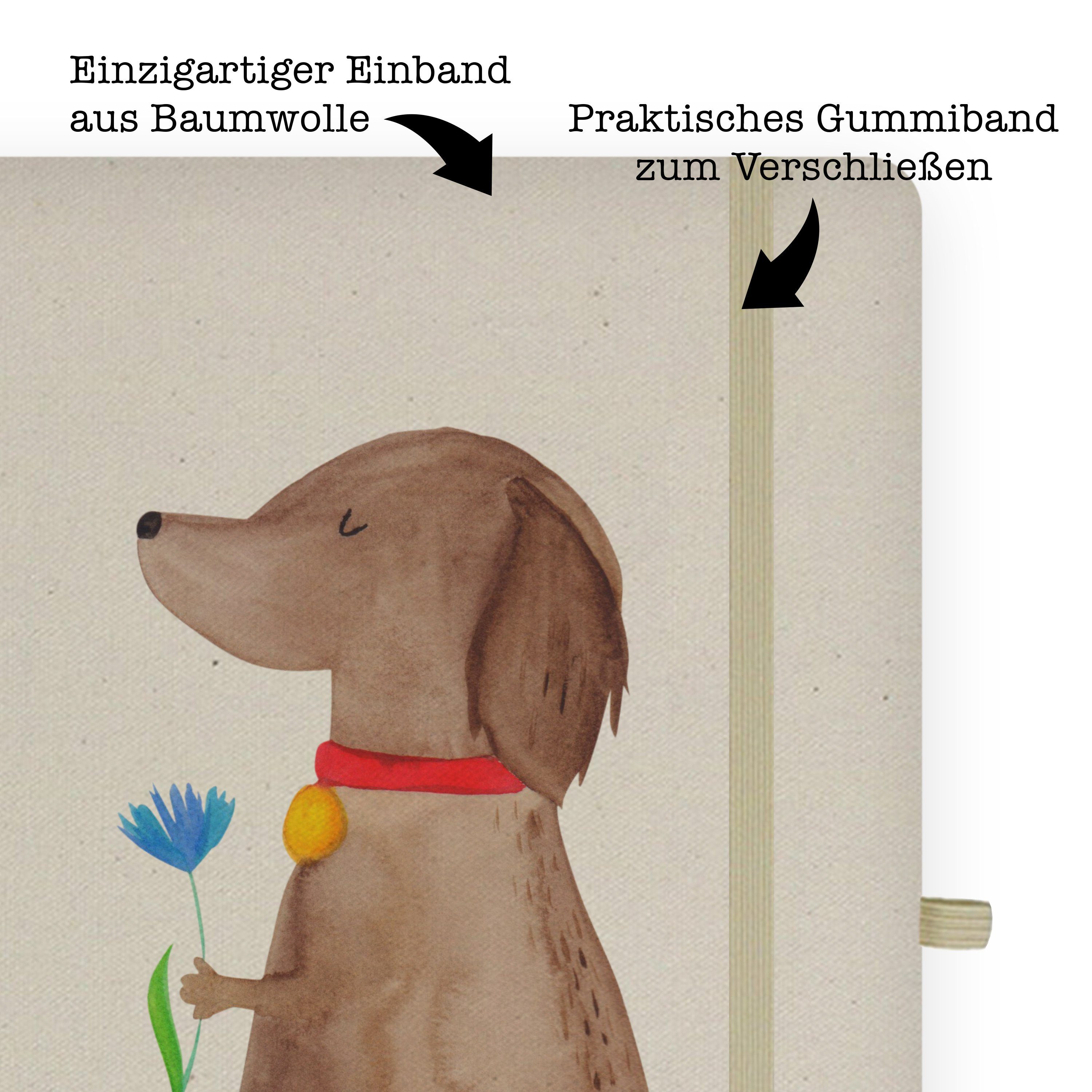 Mrs. Hundemama, Geschenk, Sprüch & Transparent & Mr. Panda Notizbuch - Panda Mrs. - Blume Mr. Hundebesitzer, Hund