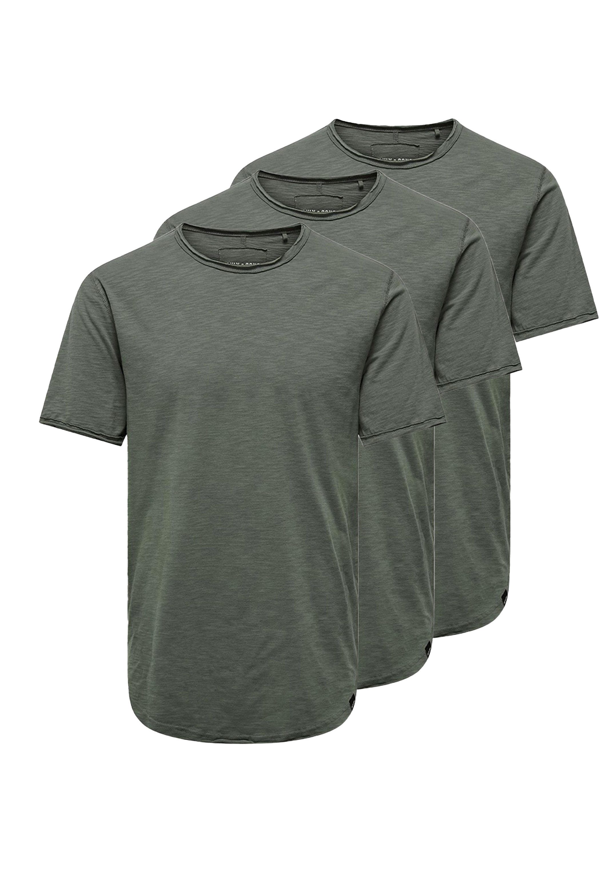 ONLY & SONS T-Shirt 3er Pack günstig online kaufen