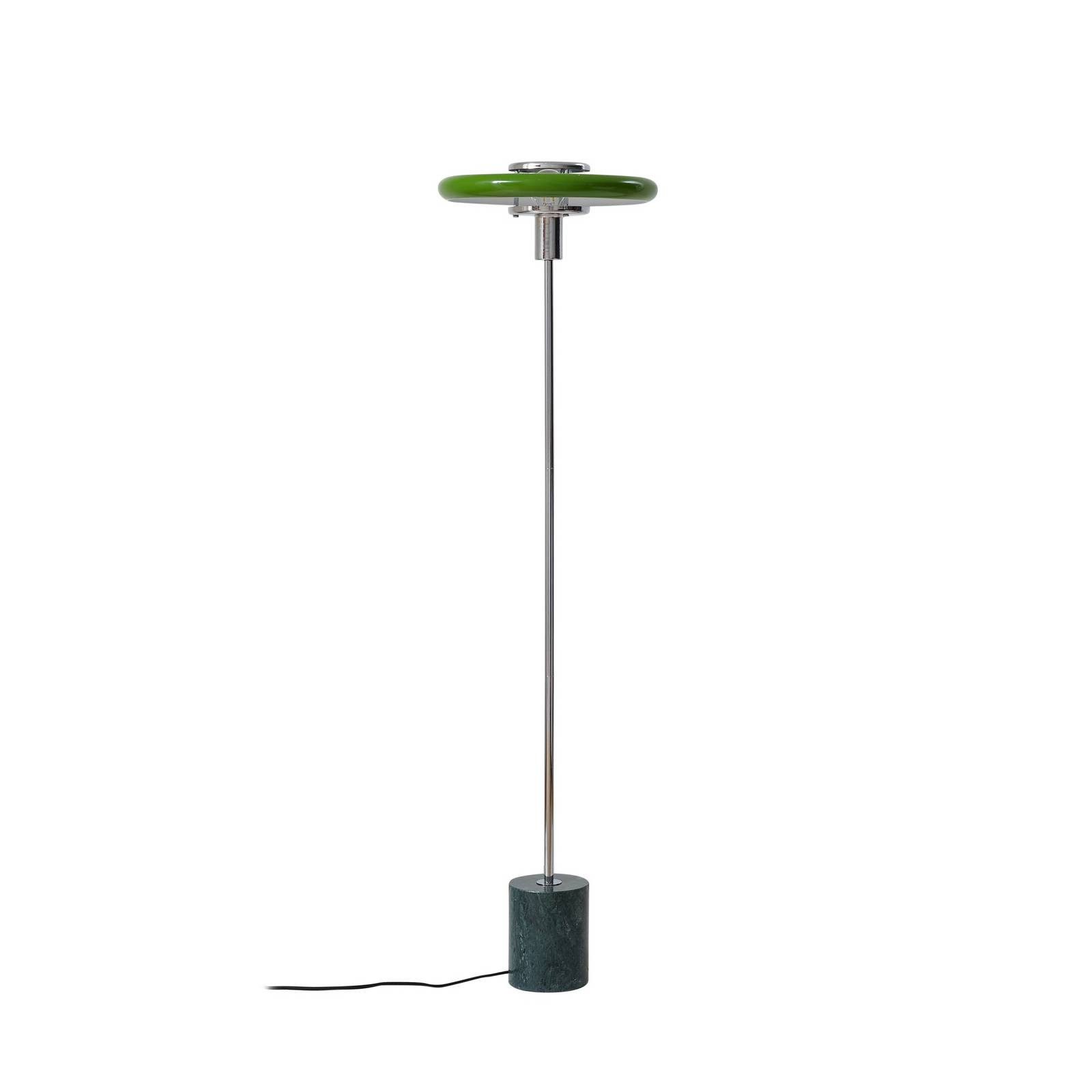 Lindby Stehlampe Branford, Metall, Grün IP20, 1 x 15 W LED günstig online kaufen