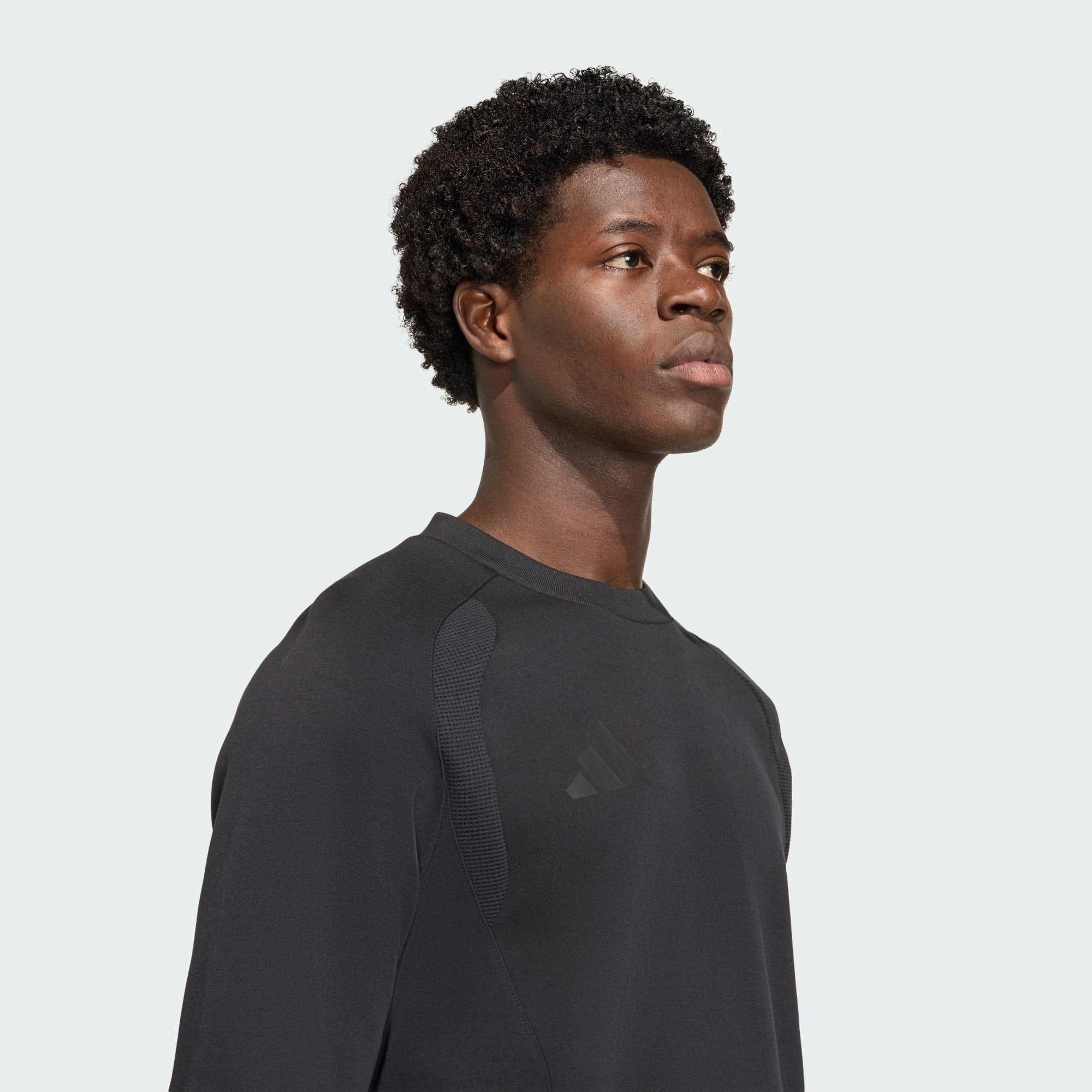 adidas Performance Sweatshirt TIRO TRAVEL SWEATSHIRT, RUNDHALSAUSSCHNITT (1-tlg)