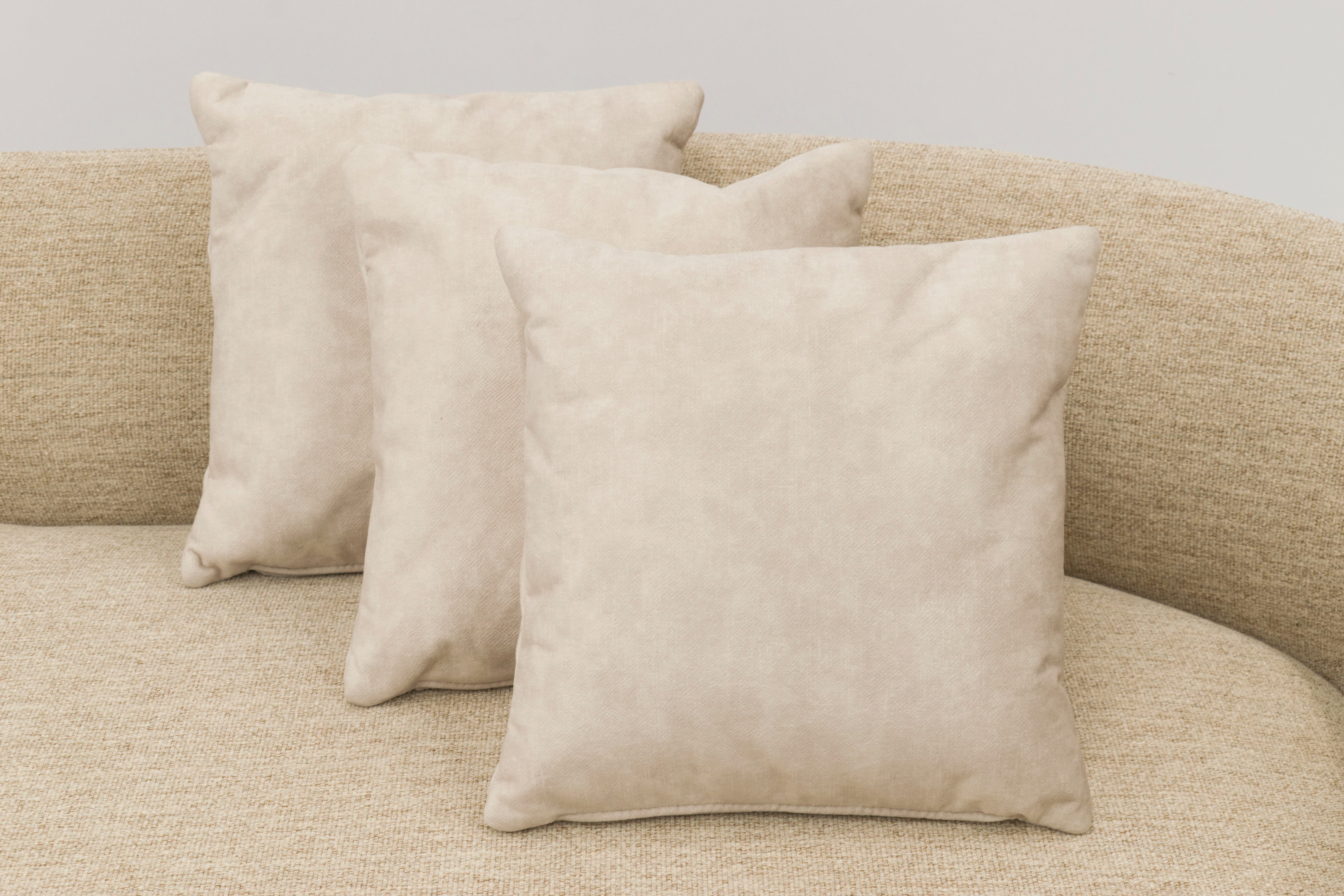 OTTO home Dekokissen Greve, Dekokissen mit Füllung, Sofakissen 3er Set 40x40cm
