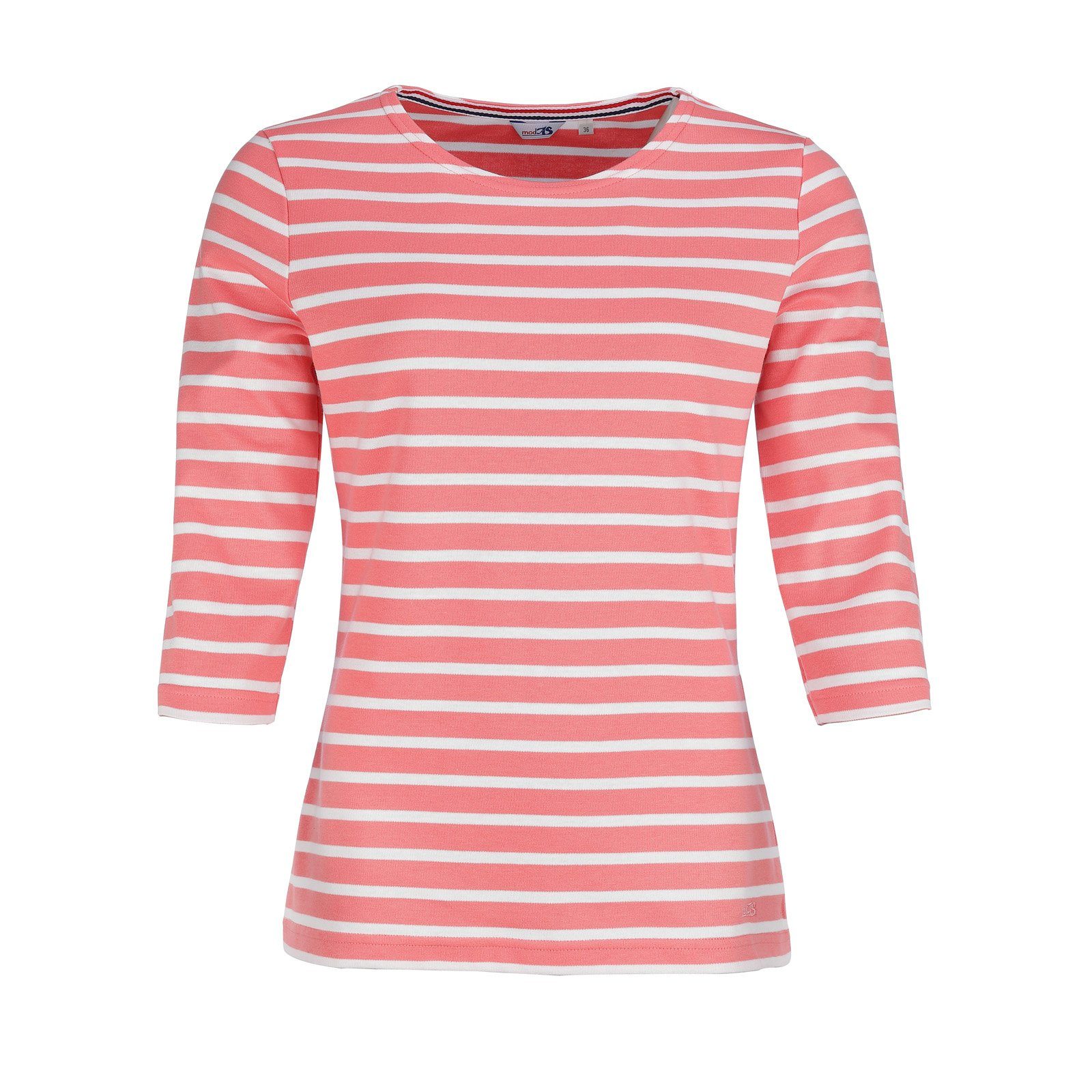 modAS 3/4-Arm-Shirt Bretonisches Damenshirt Rundhalsshirt mit günstig online kaufen