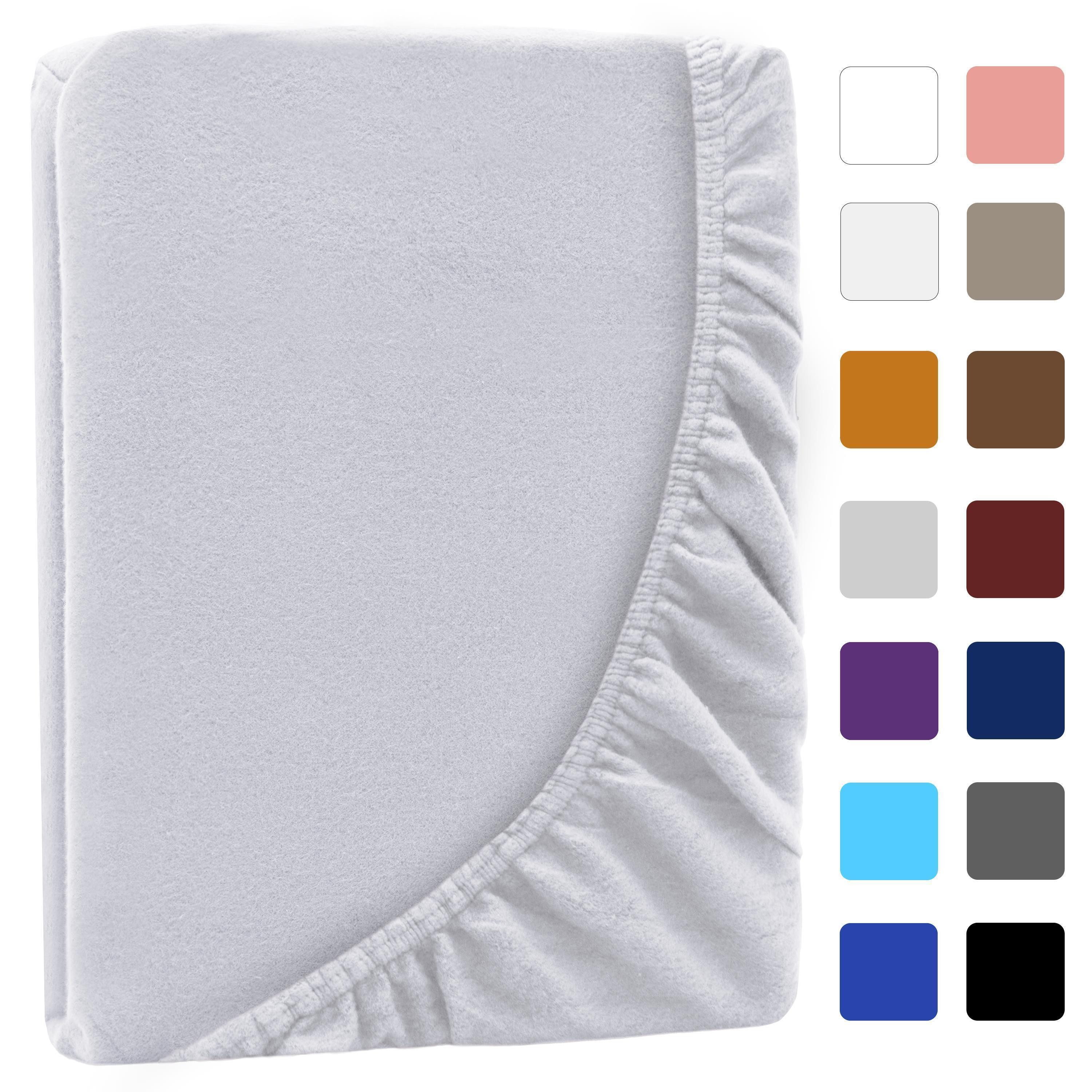 NatureMark Spannbettlaken Winter Thermo Fleece Spannbetttuch, 80% Baumwolle günstig online kaufen