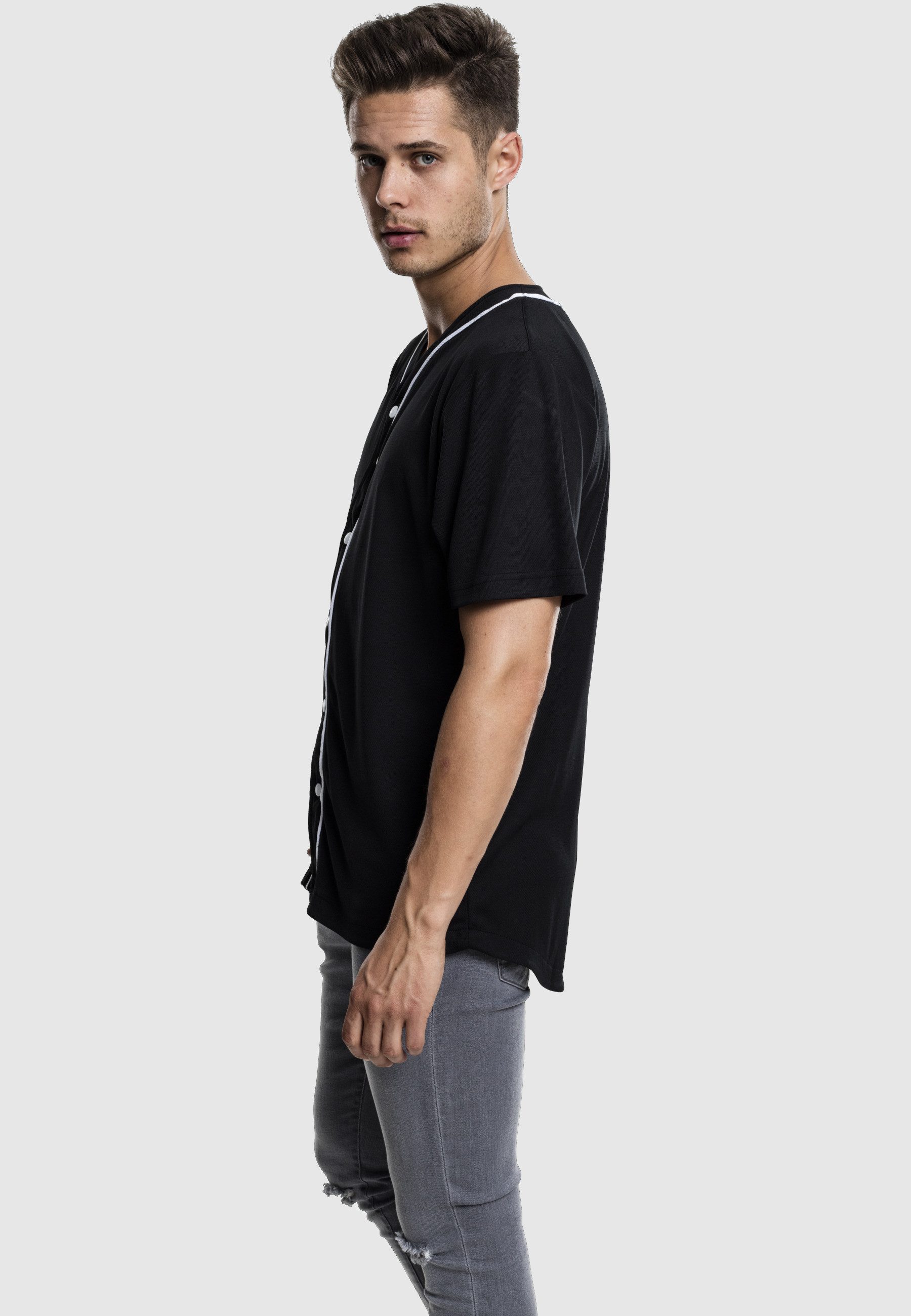 URBAN CLASSICS Kurzarmshirt Urban Classics Herren Baseball Mesh Jersey (1-tlg)