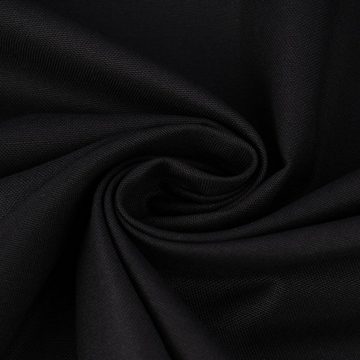 SCHÖNER LEBEN. Stoff Baumwollstoff Dekostoff Canvas einfarbig schwarz 1,4m Breite, allergikergeeignet