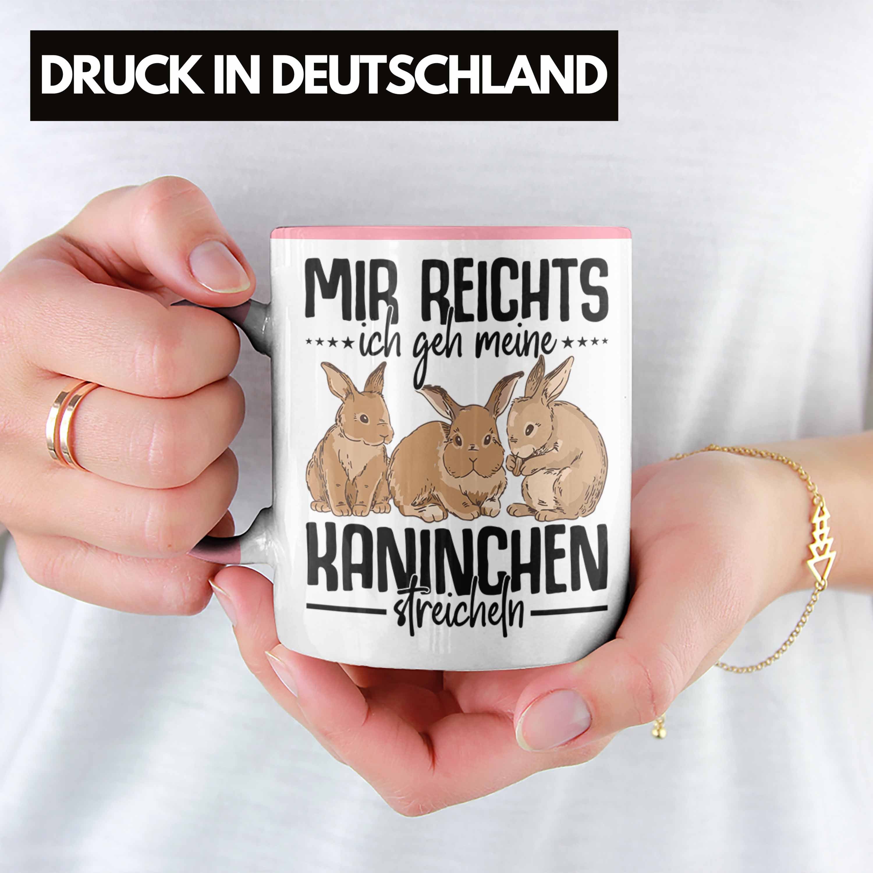 Trendation Tasse Trendation - Kaninchen Tasse Hasen Süßer Hase Haustier Ostern Geschenk