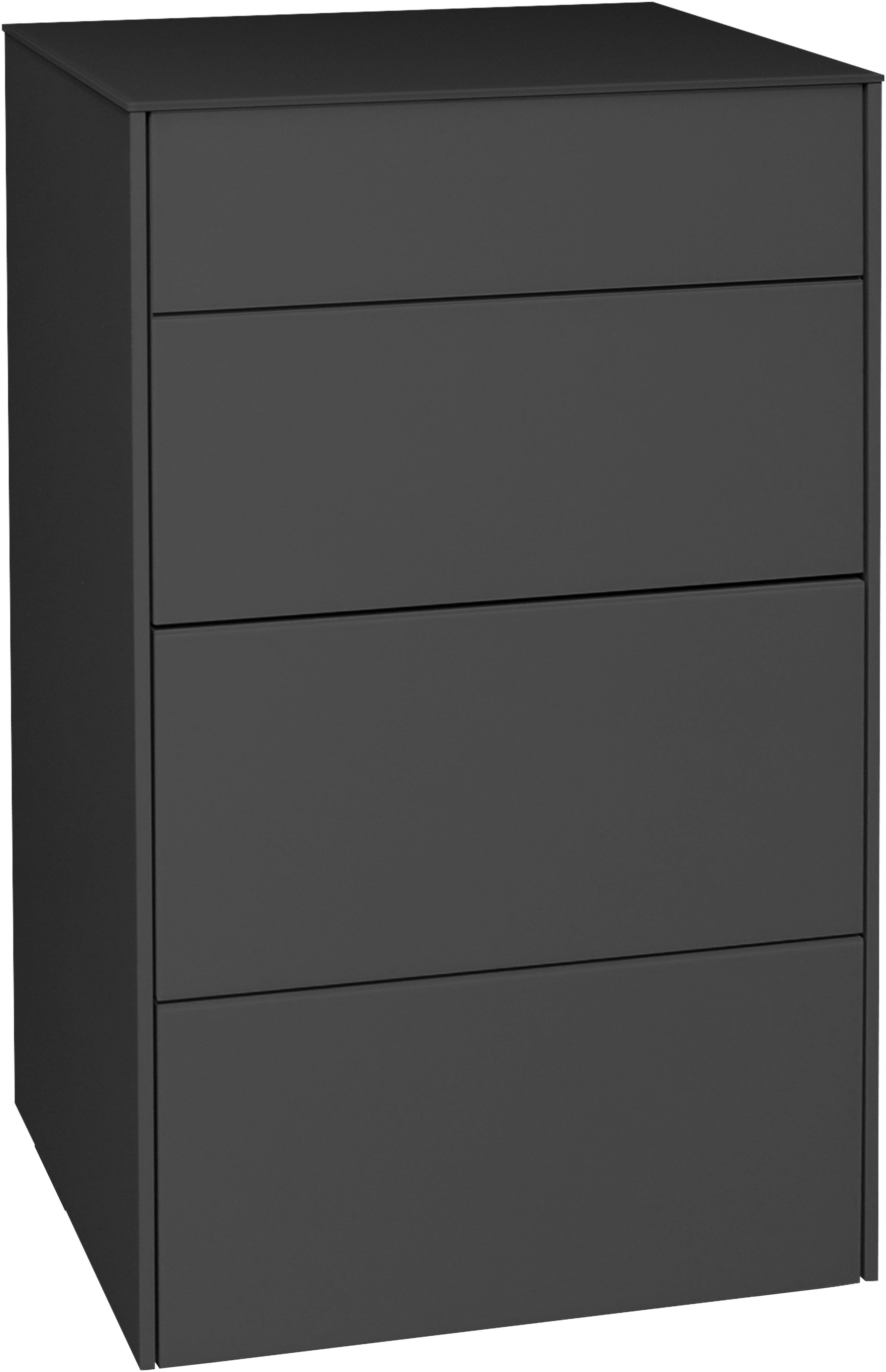 anthrazit matt lack / glas anthrazit glanz