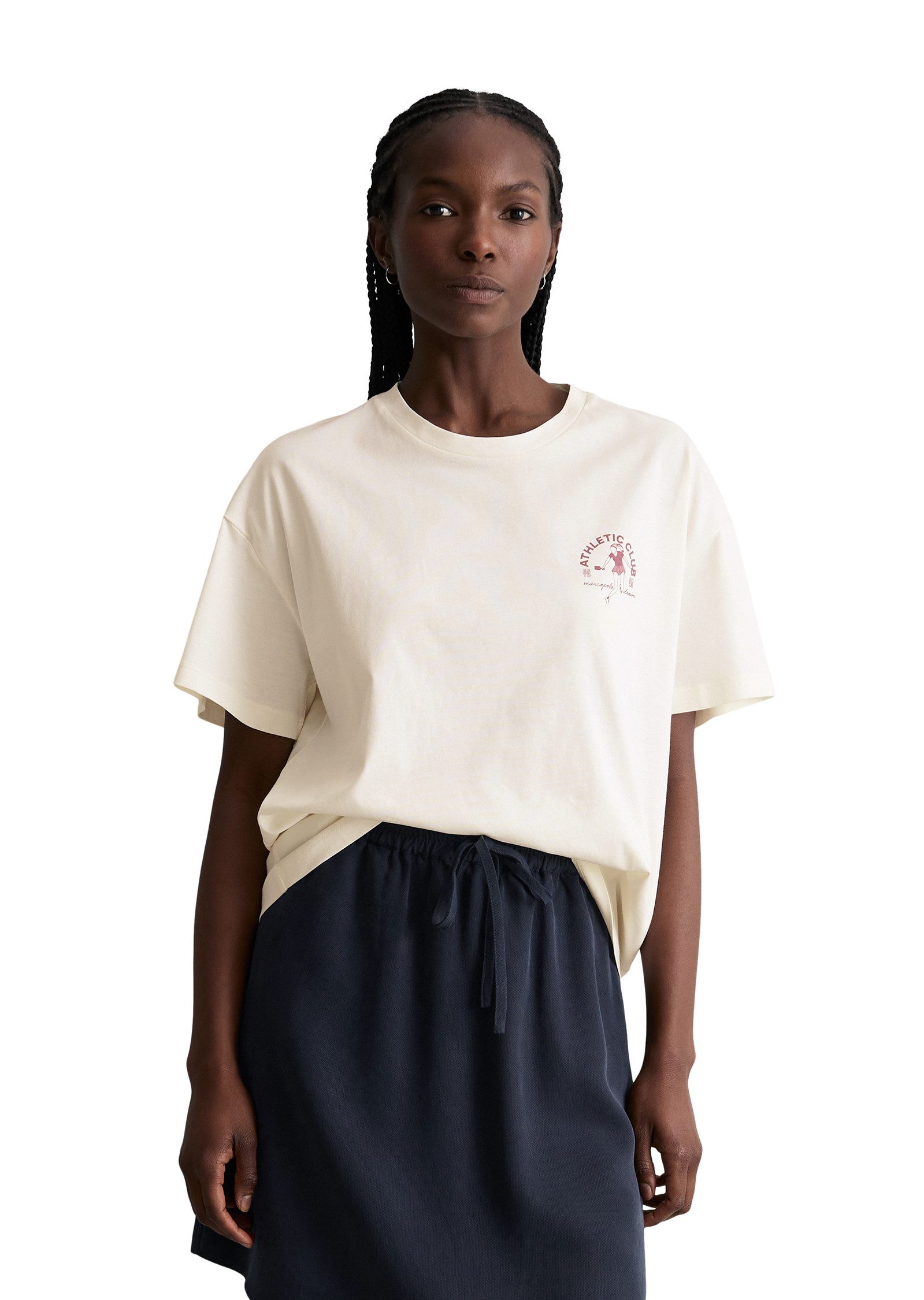Marc O'Polo DENIM T-Shirt relaxed aus Basic Single Jersey günstig online kaufen