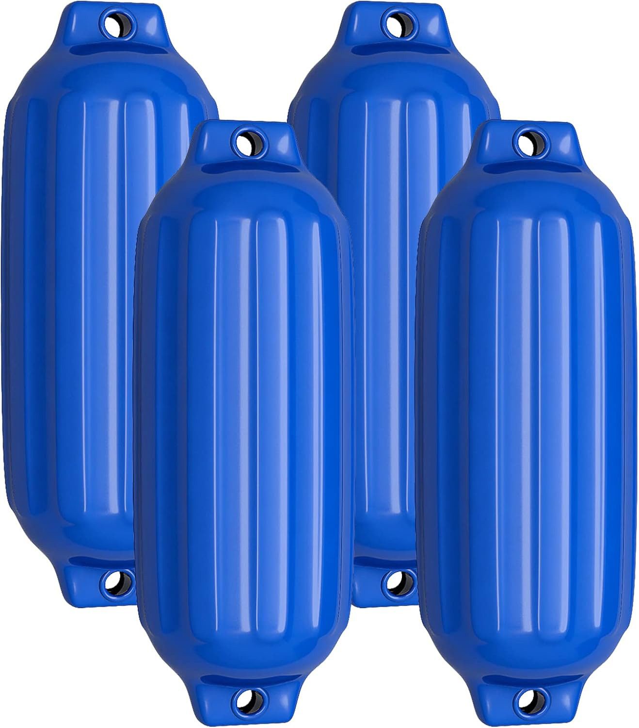 COSTWAY Motorboot, (4-St), Bootsfender, aus PVC, für Rammschutz 58x16,5 cm