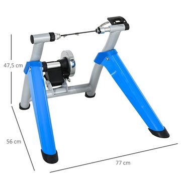 HOMCOM Heimtrainer Fahrradtrainer mit Magnetbremse