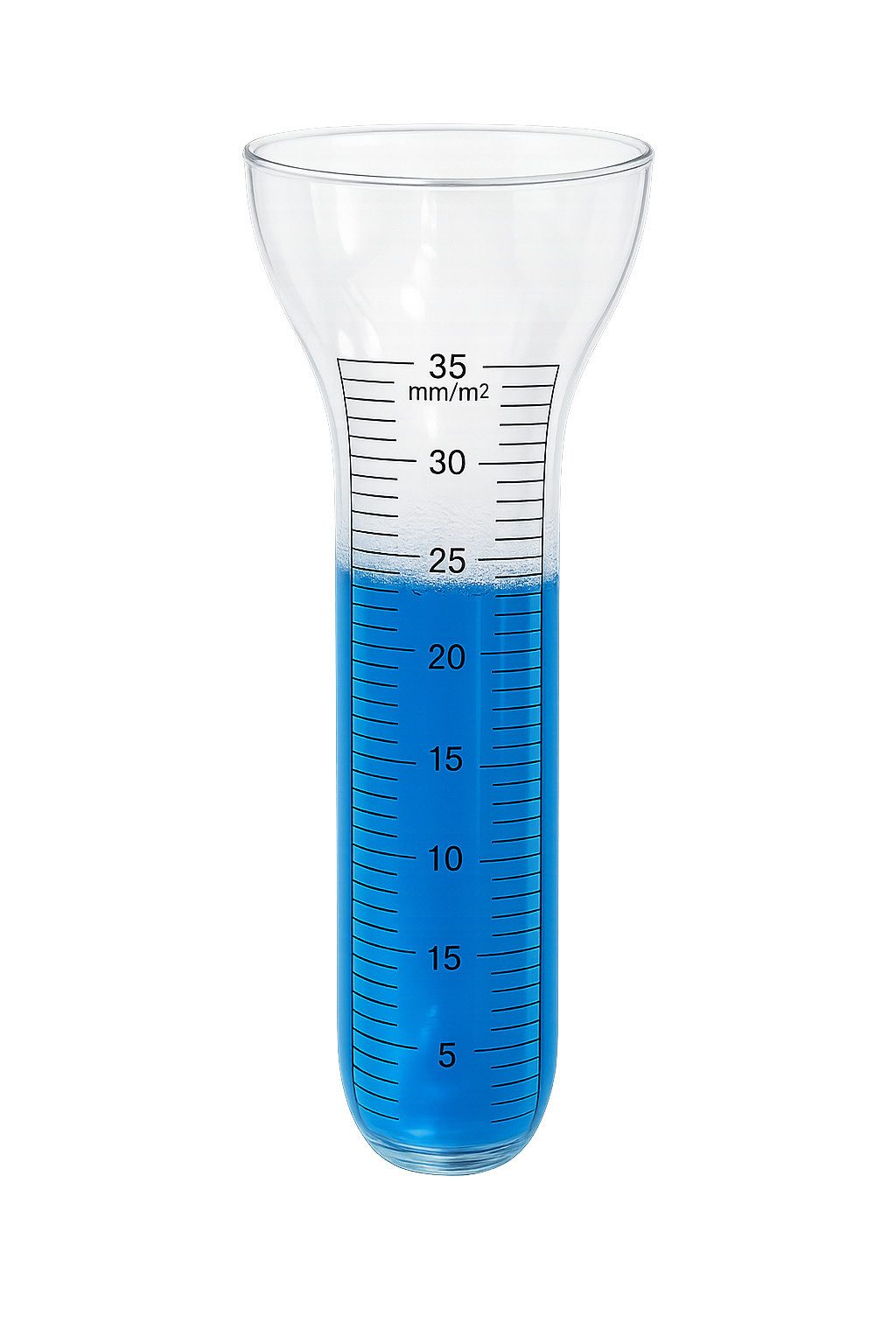 Geschenk-Himmel Regenmesser Ersatzglas 35 l/m² – Messglas für Niederschlagsmesser Regenmesser