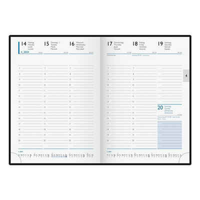 GLOCKEN Buchkalender, für 2024, 2 Seiten = 1 Woche