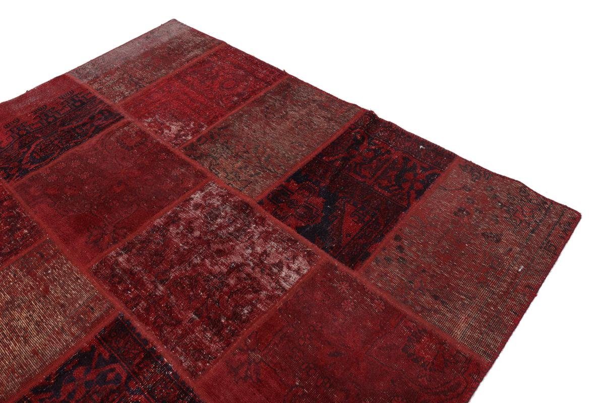 Moderner rechteckig, Patchwork Handgeknüpfter Orientteppich, Orientteppich mm 5 Nain Trading, 201x303 Höhe:
