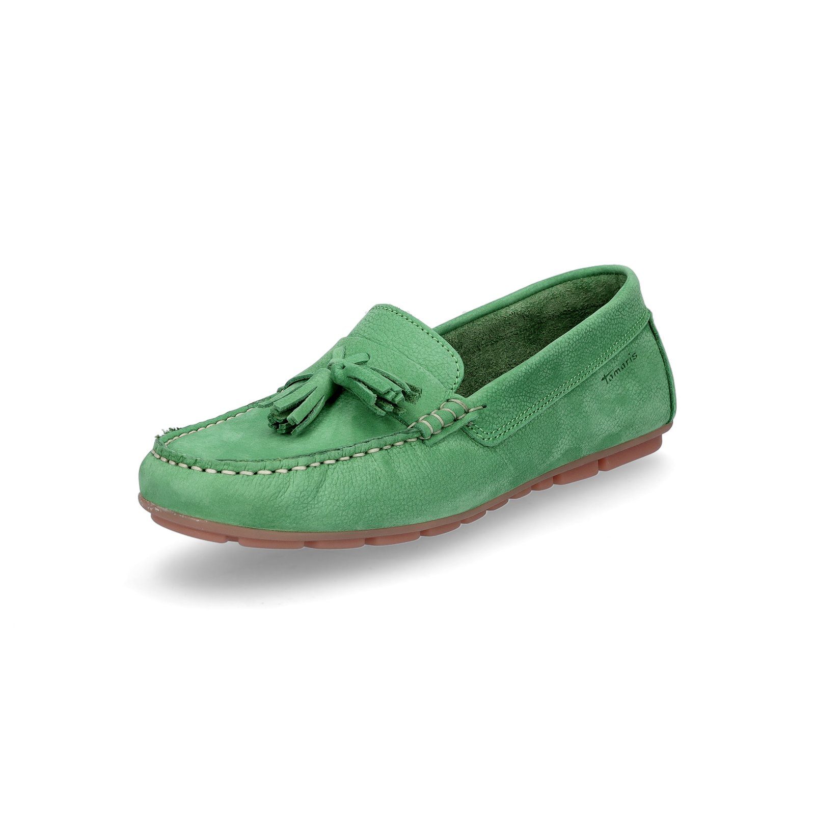 Tamaris Damen Slipper grün Slipper