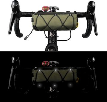 HEYHIPPO Umhängetasche Fahrradlenkertasche Umhängetasche mit Schultergurt 2.4L, für Rennrad-Mountainbike-Touren