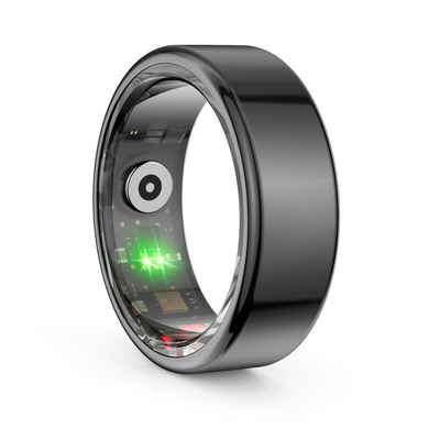 Mutoy Smart Ring Smartringe für Herren und Damen Smartwatch (11#Innendurchmesser 20,6 mm,Umfang 6.46 cm) Smartring zur Überwachung Schlaf und Herzfrequenz,Fitness- und Wellness-Tracker,Schrittzähler-Ring, IP68 wasserdicht, APP für iOS & Android
