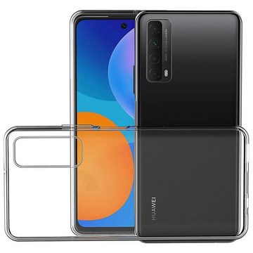 CoolGadget Handyhülle Transparent Ultra Slim Case für Huawei P Smart 2021 6,67 Zoll, Silikon Hülle Dünne Schutzhülle für Huawei P Smart 2021 Hülle