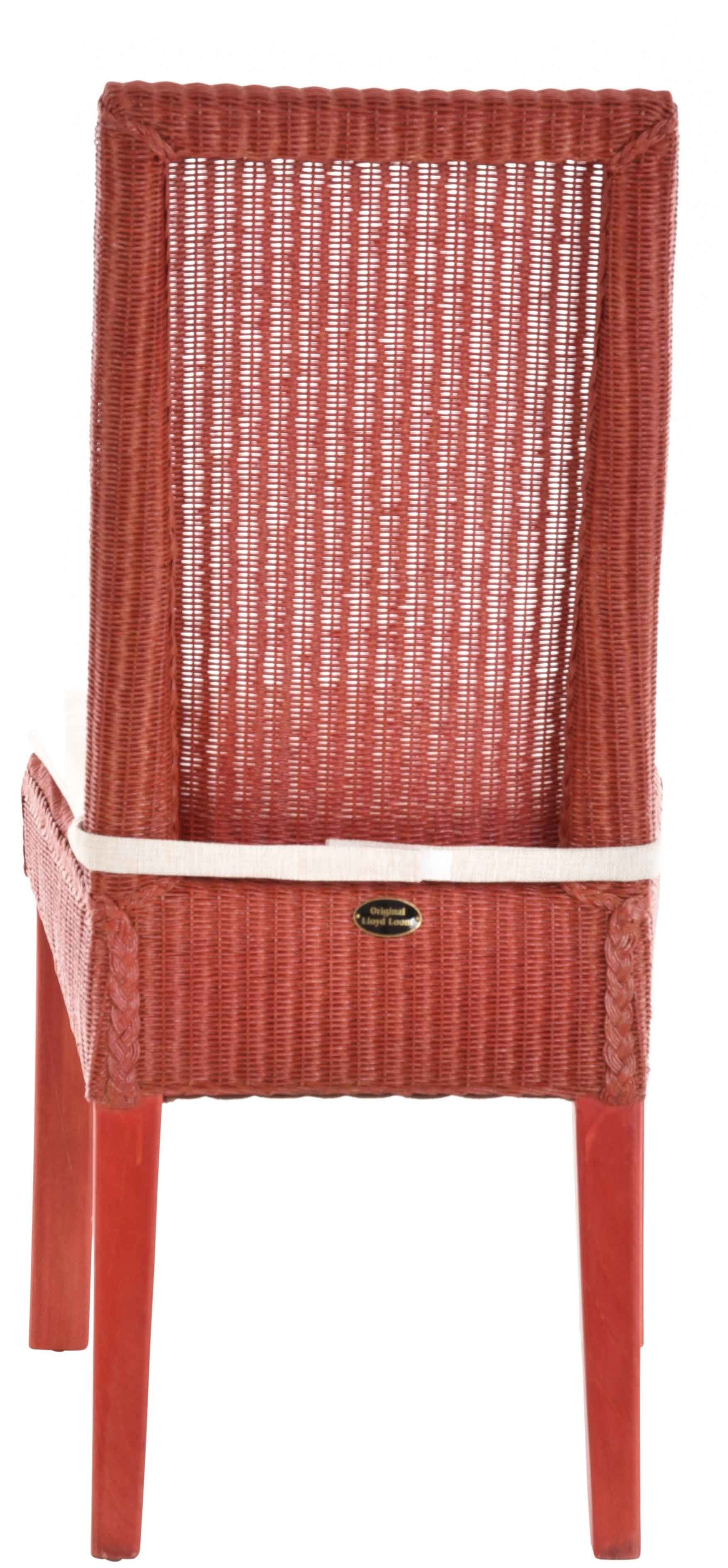 Krines Home Esszimmerstuhl Rot Esszimmer Kissen Loom-Stuhl Küchenstuhl Esszimmerstuhl mit Holzrahmen