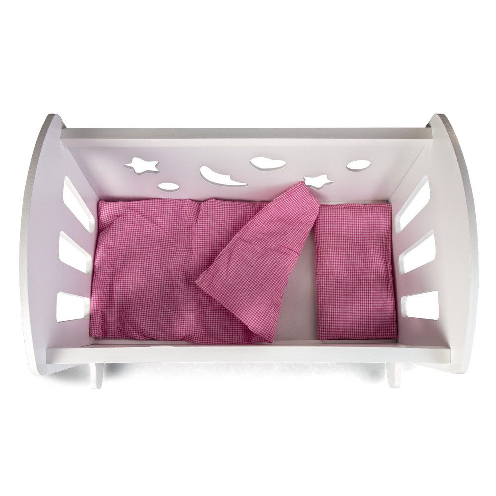 Besttoy Babypuppe Besttoy - Puppenwiege aus Holz günstig online kaufen