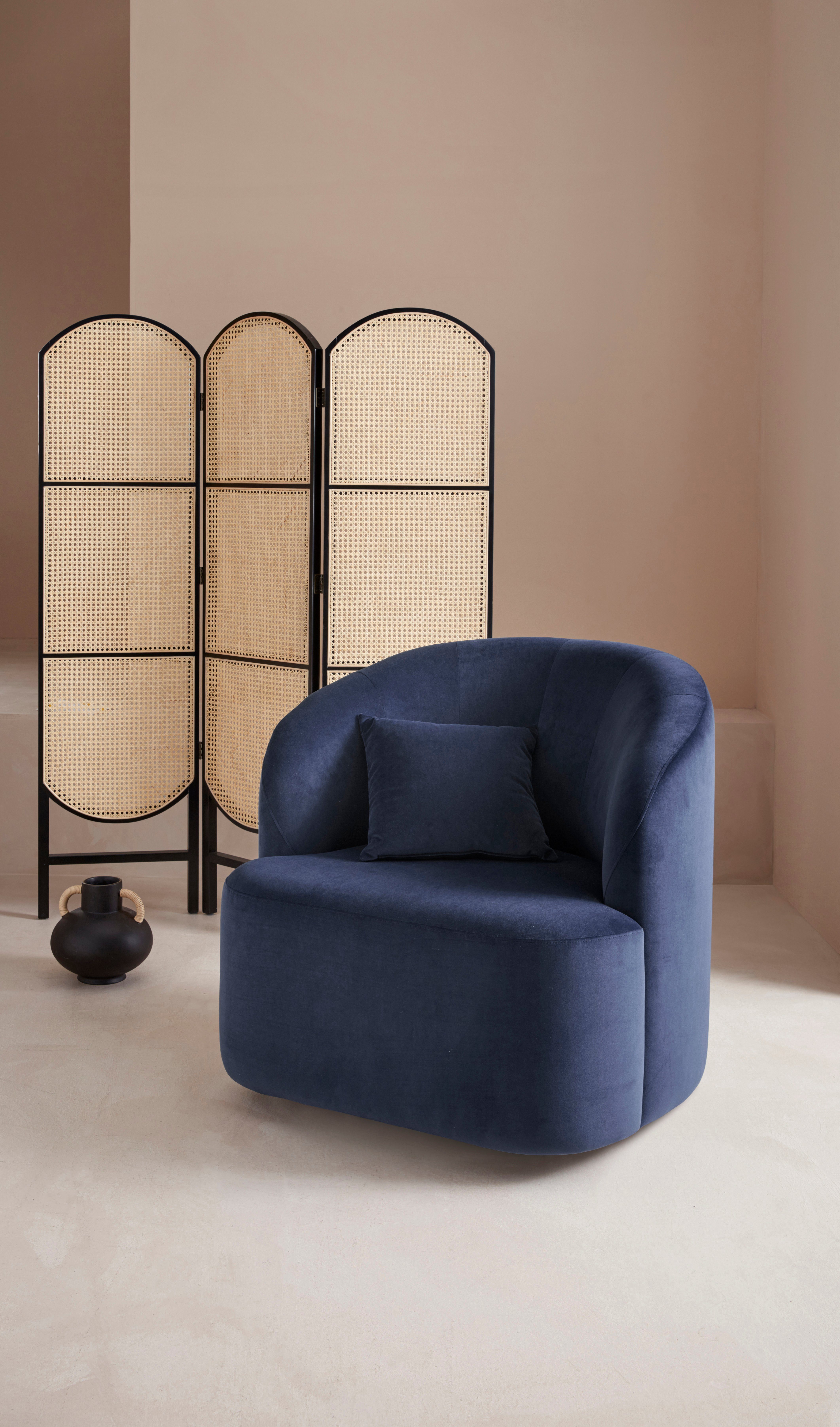 LeGer Home by Lena Gercke Drehsessel "Dilara Sessel" gerundete Rückenlehne günstig online kaufen